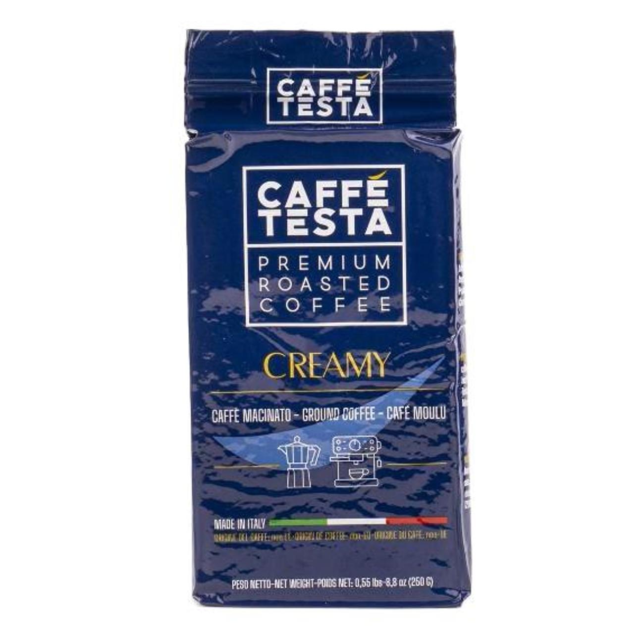 Кофе молотый CAFFE TESTA CREAMY 250гр.