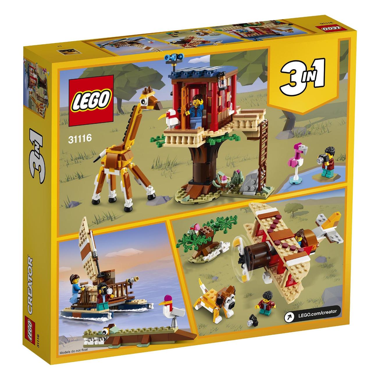 Конструктор Lego Creator Домик на дереве для сафари