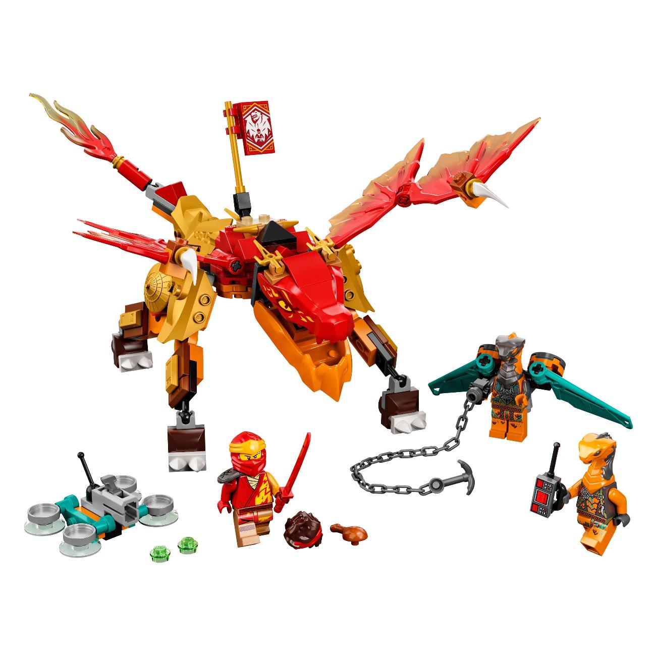 Конструктор Lego Ninjago Огненный дракон ЭВО Кая