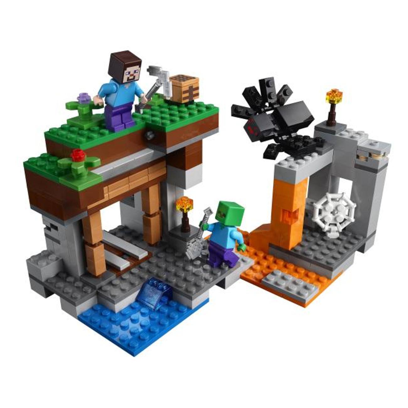 Конструктор Lego Minecraft Заброшенная шахта (21166)