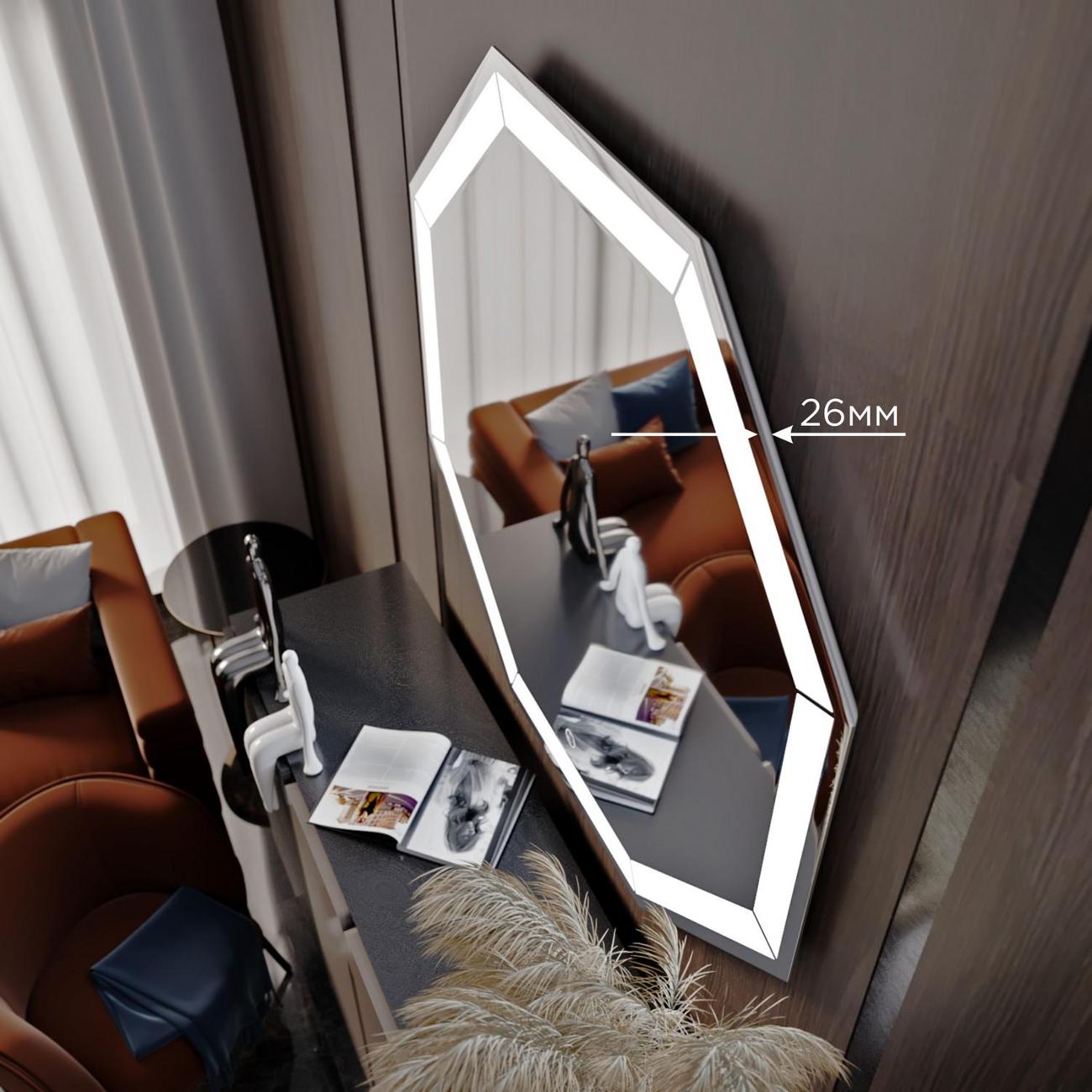 Зеркало настенное MIXLINE Ренато 800*800