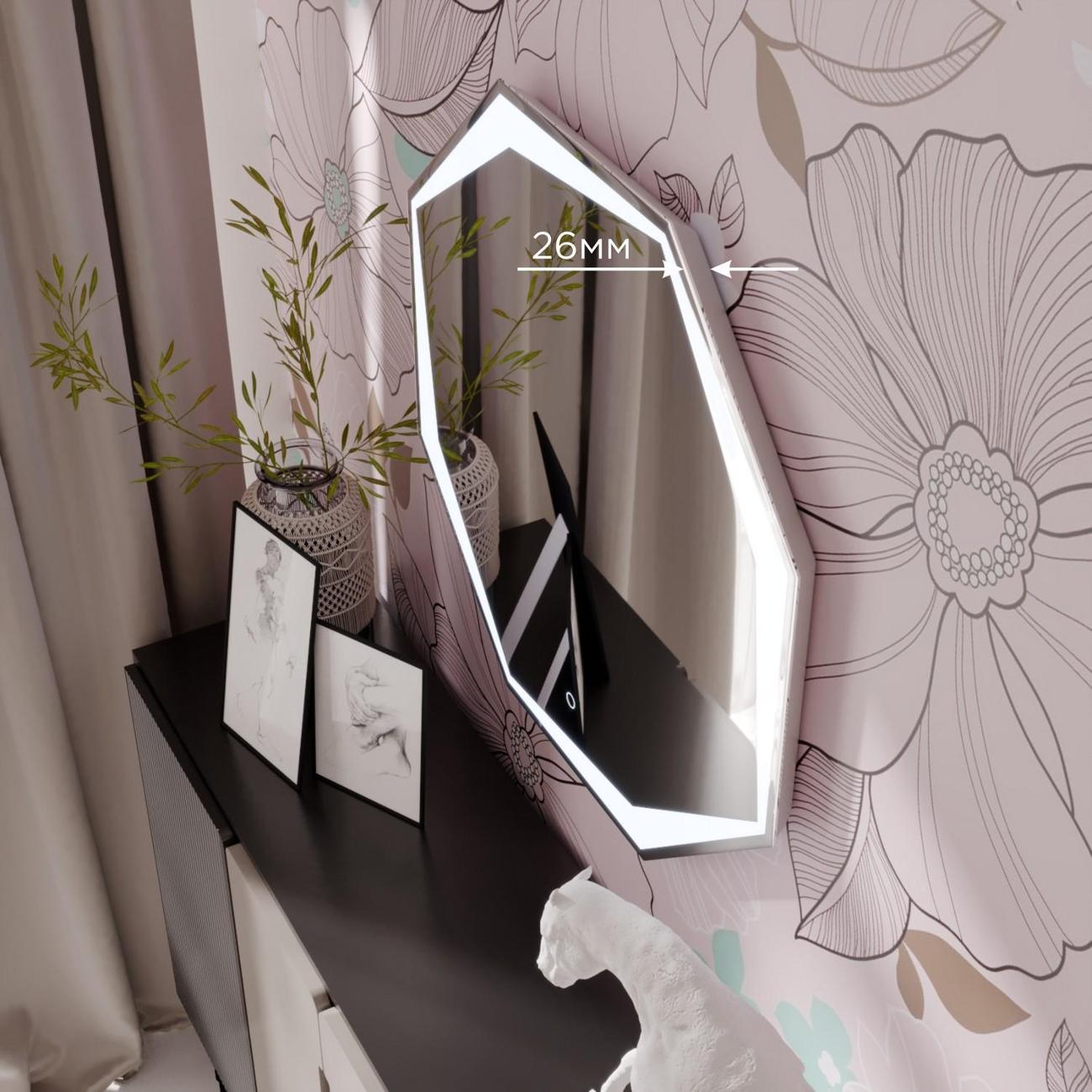 Зеркало настенное MIXLINE Оттавия 800*800