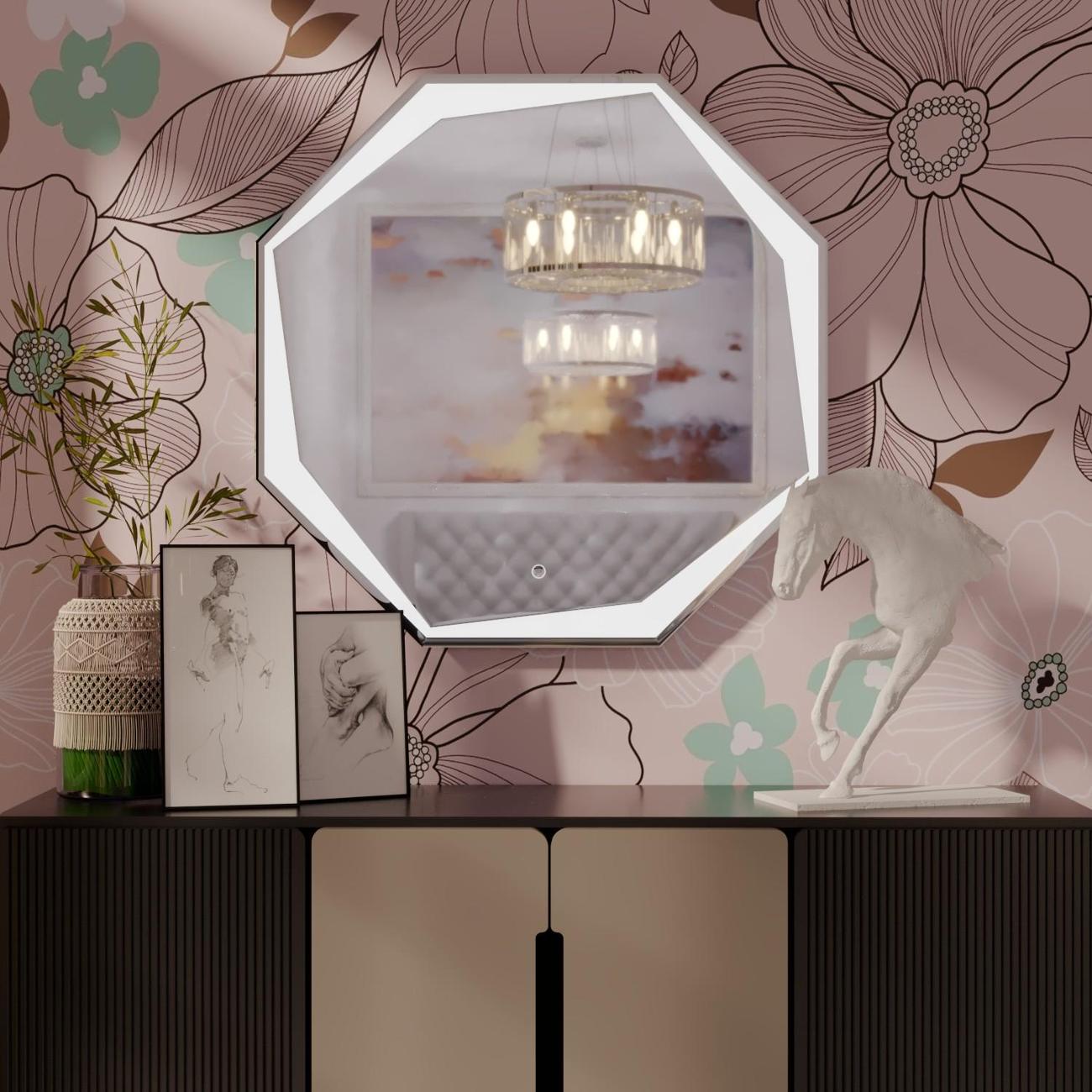 Зеркало настенное MIXLINE Оттавия 800*800