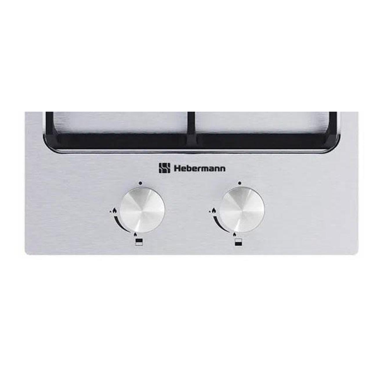 Встраиваемая газовая панель независимая Hebermann HBGS 302.1 X