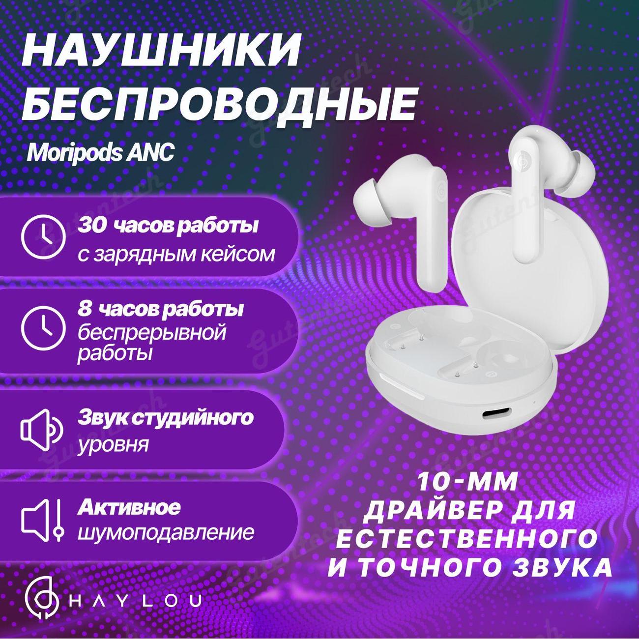 Наушники True Wireless Haylou Moripods ANC