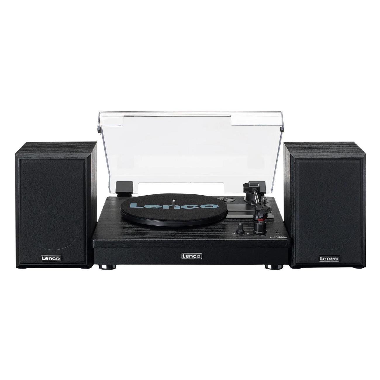 Виниловый проигрыватель Lenco LS-101 черный фото