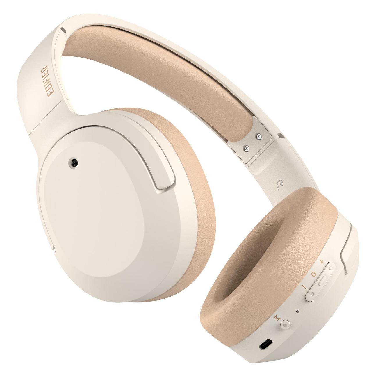 Наушники полноразмерные Bluetooth Edifier W820NB PLUS слоновая кость