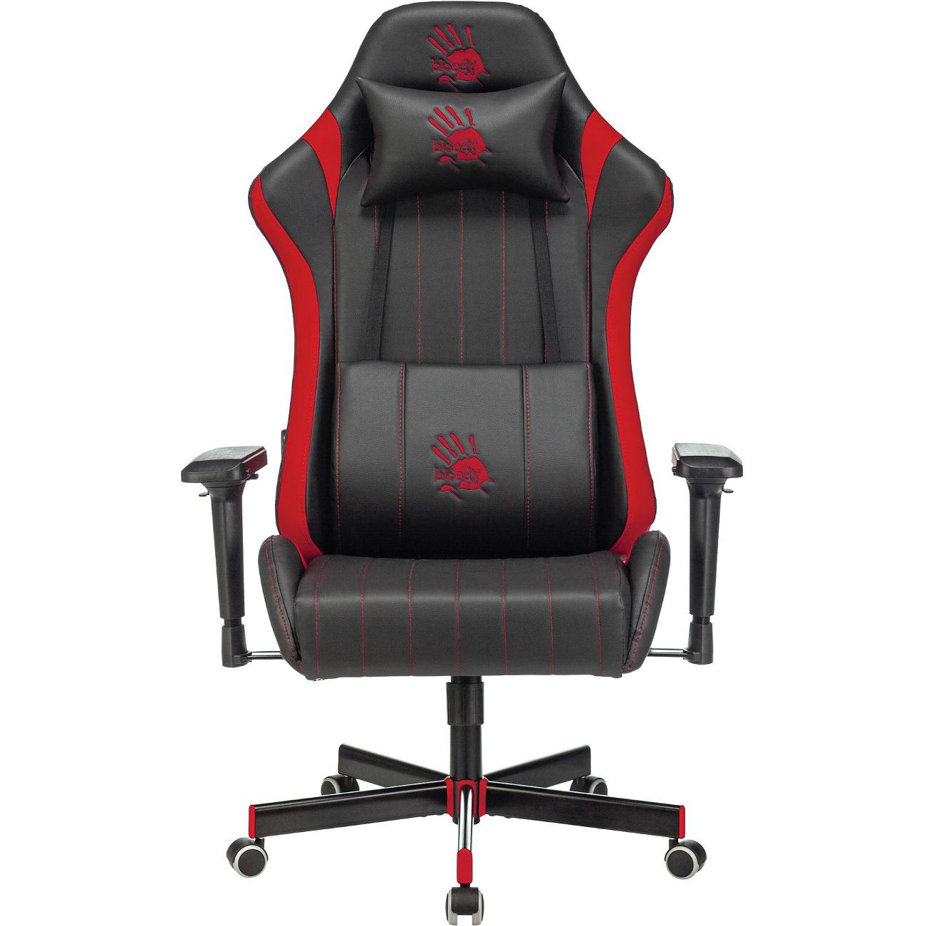 Кресло компьютерное игровое A4Tech Bloody GC-990 Black/красный