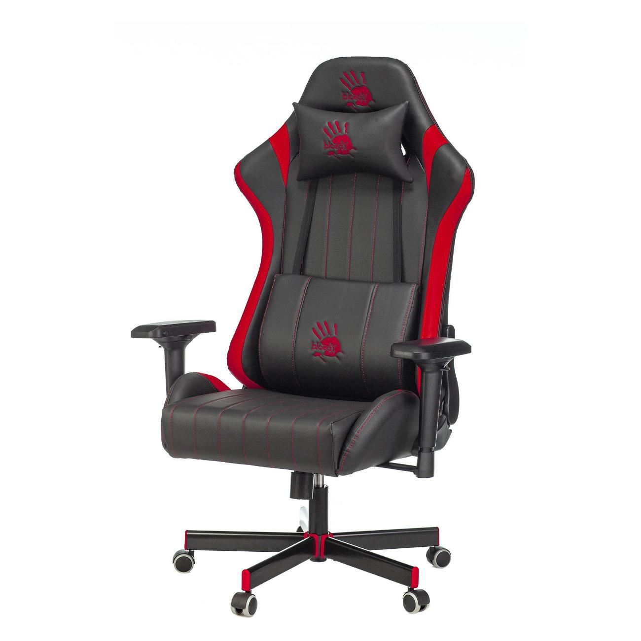 Кресло компьютерное игровое A4Tech Bloody GC-990 Black/красный