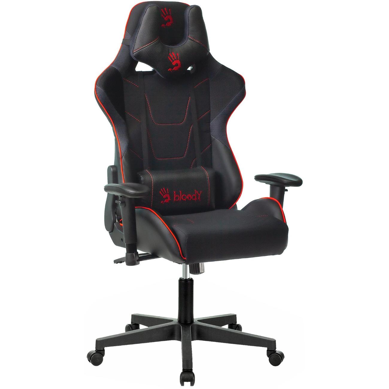 Кресло компьютерное игровое A4Tech Bloody GC-400 Black/красный