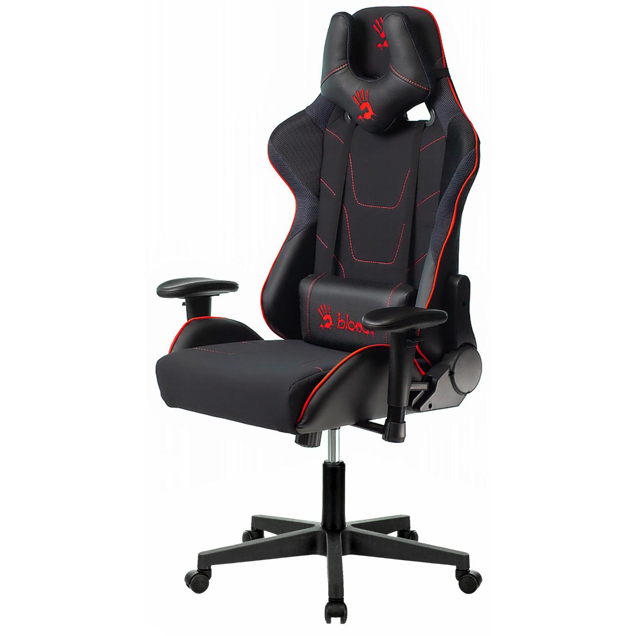 Кресло компьютерное игровое A4Tech Bloody GC-400 Black/красный