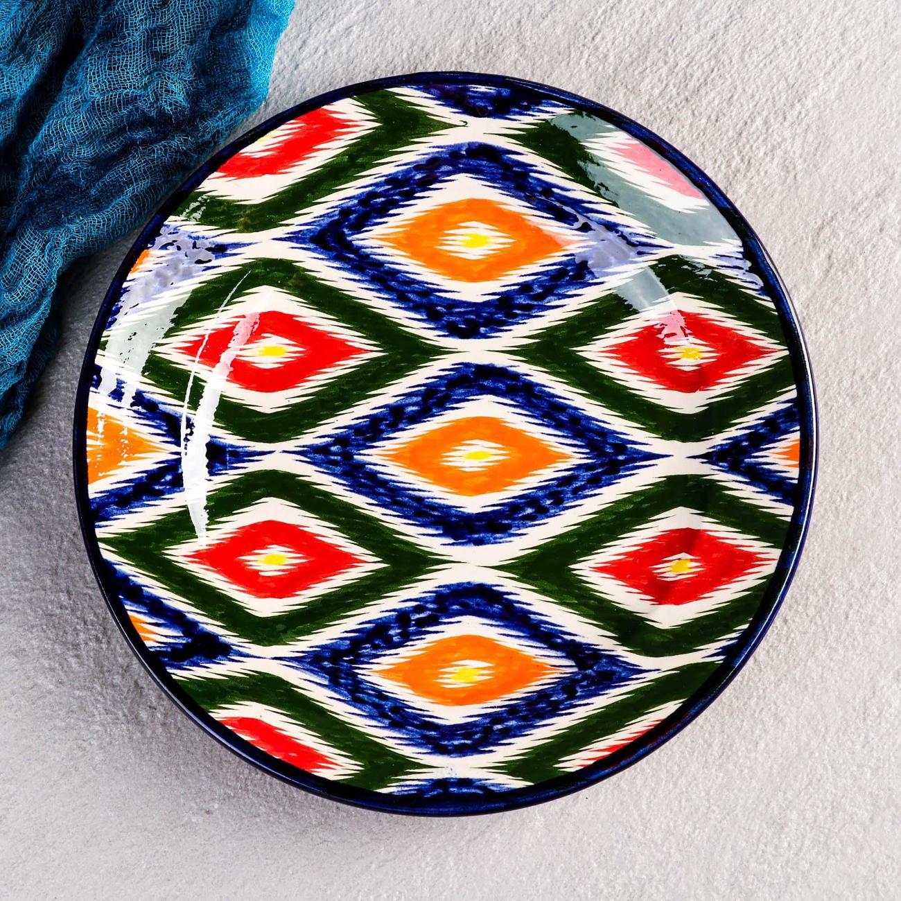 Тарелка столовая Шафран Атлас 7830834