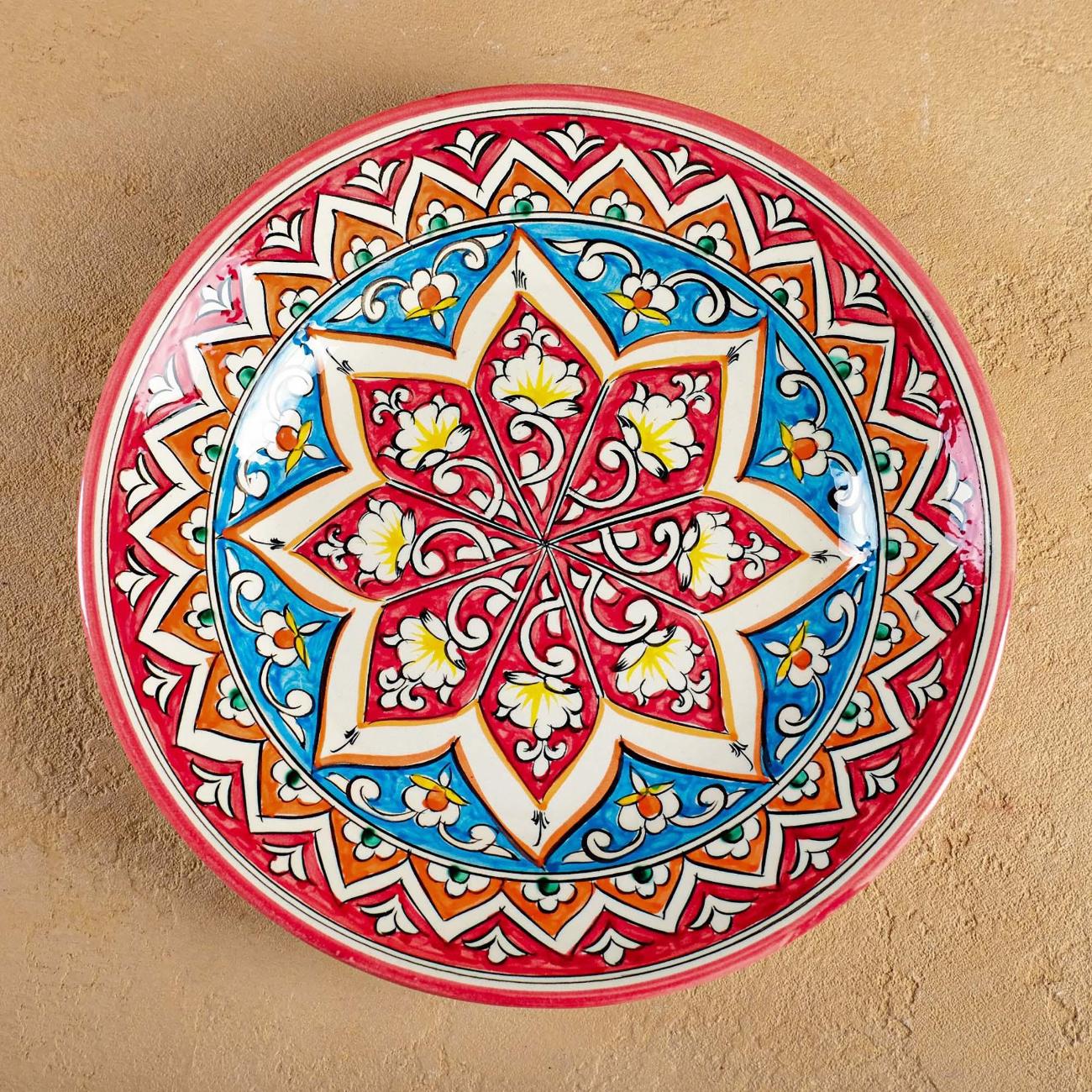 Тарелка столовая Шафран Цветы 7507815