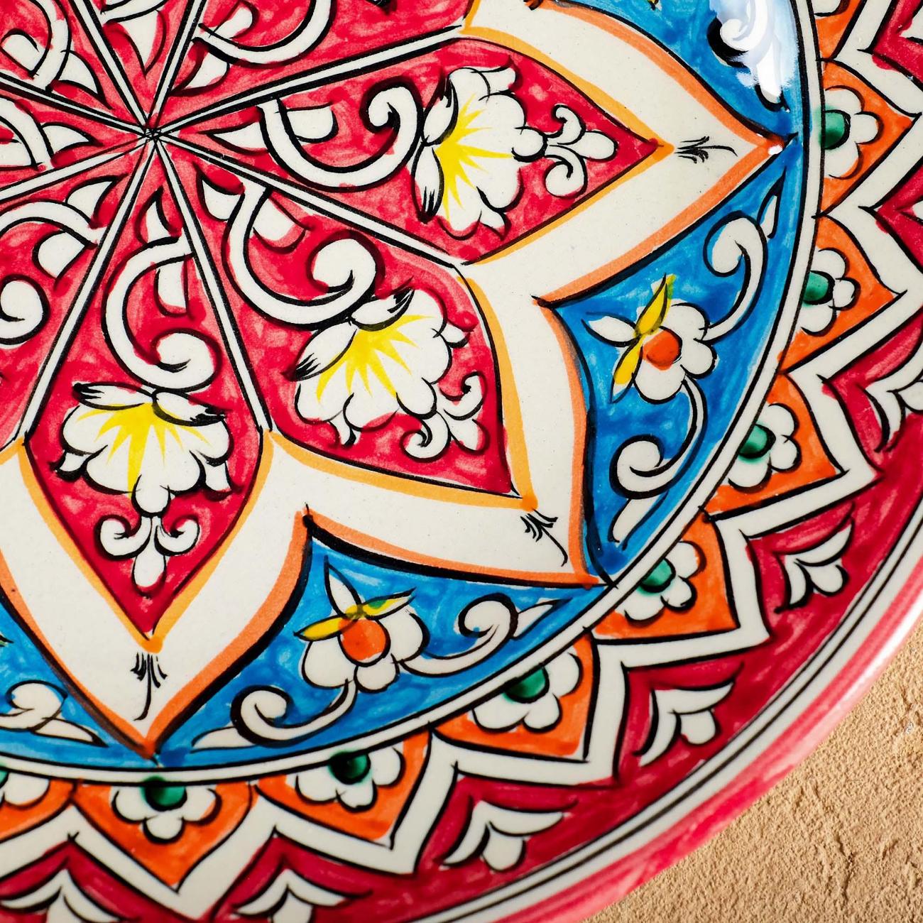 Тарелка столовая Шафран Цветы 7507815