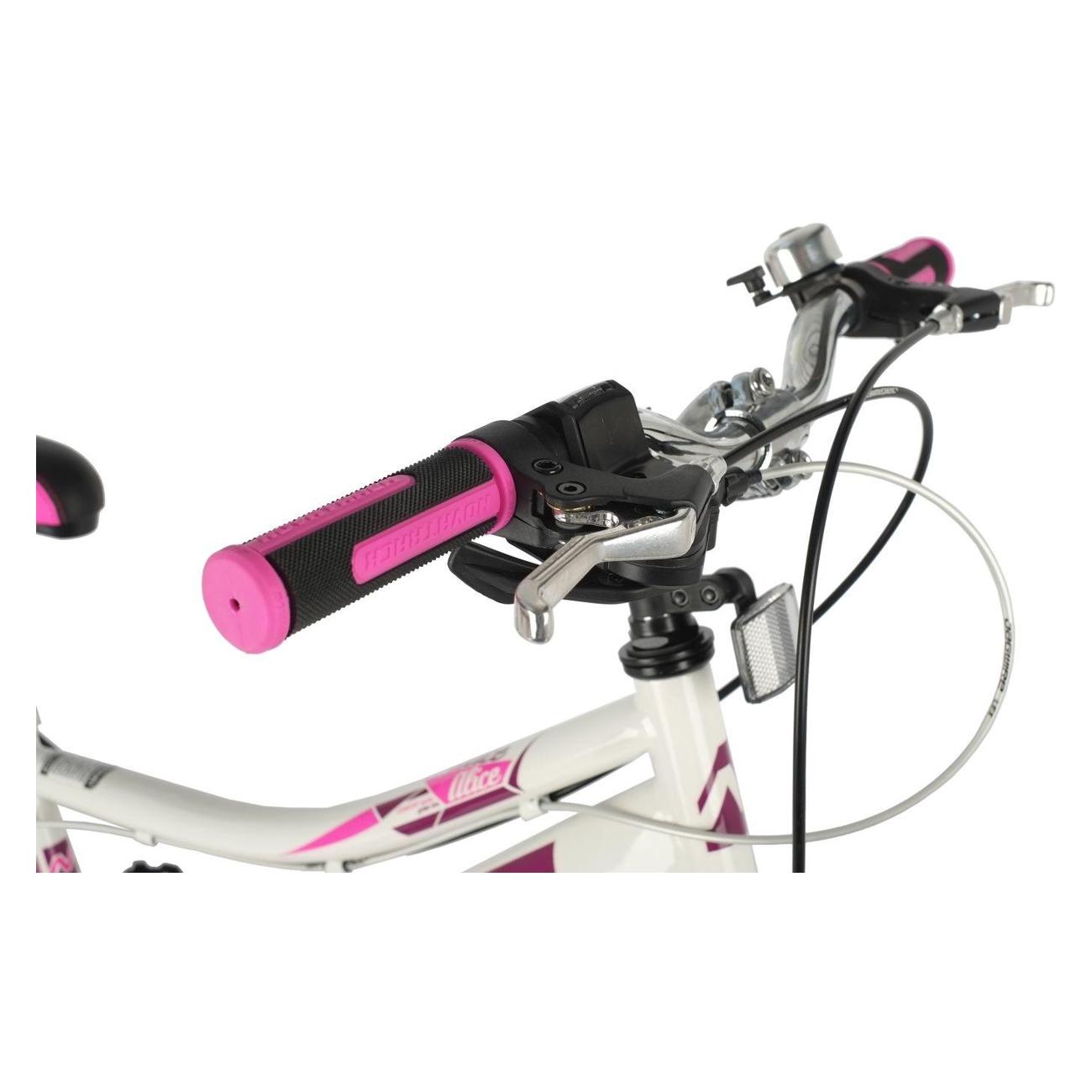 Велосипед подростковый Novatrack ALICE белый