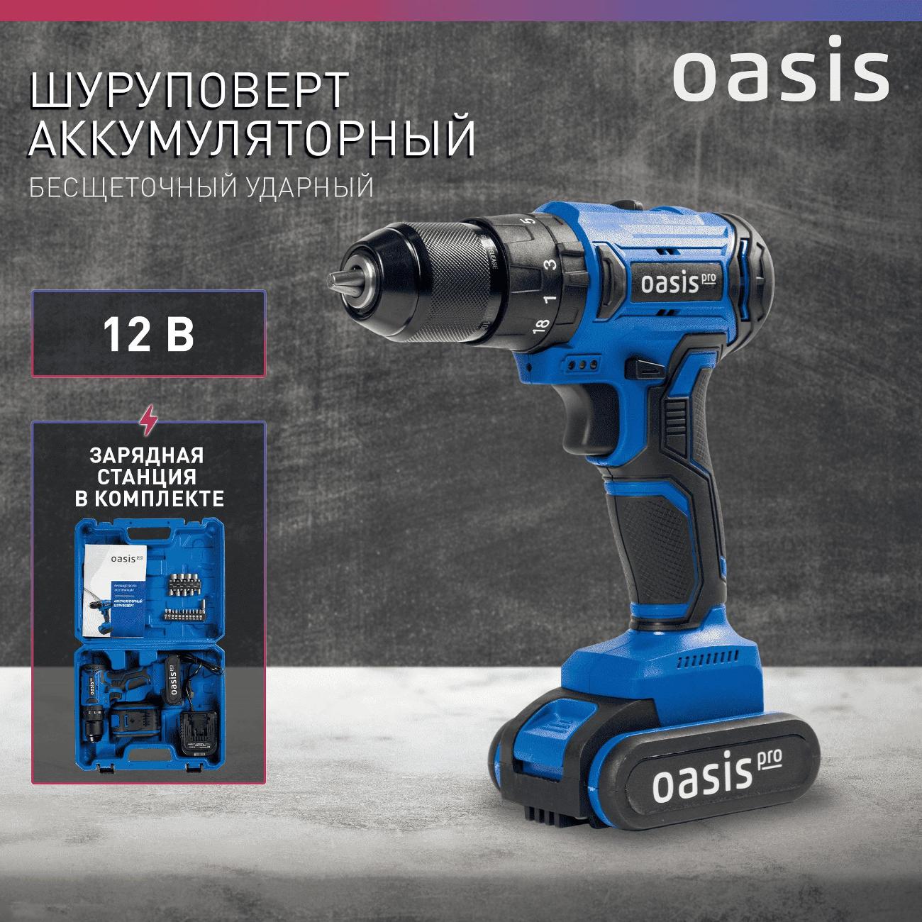 Шуруповерт аккумуляторный Oasis Pro ASU-12V Pro(J)