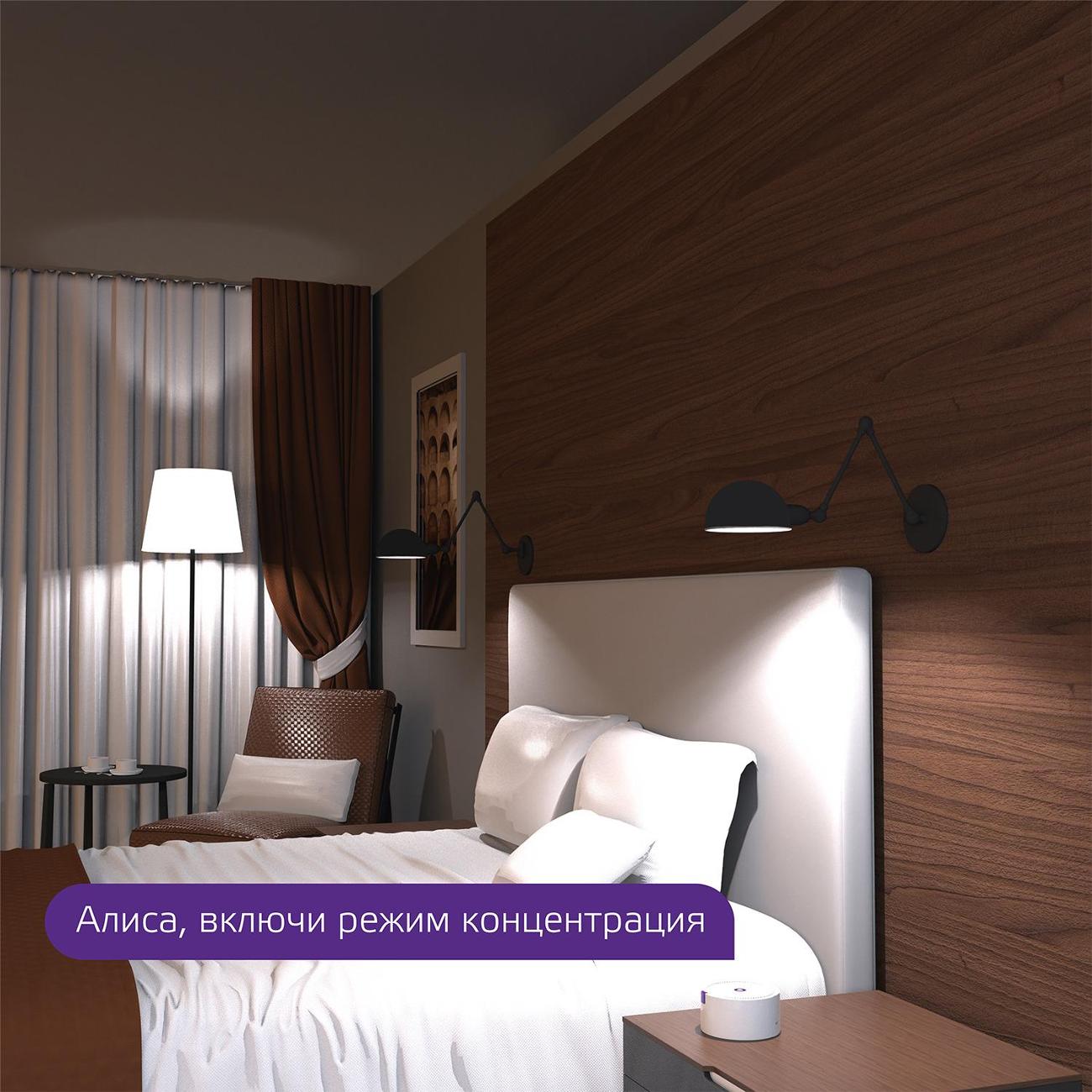 Умная лампочка Gauss Smart Home DIM+CCT E27 D.Golden 6,5W 2000-5500К