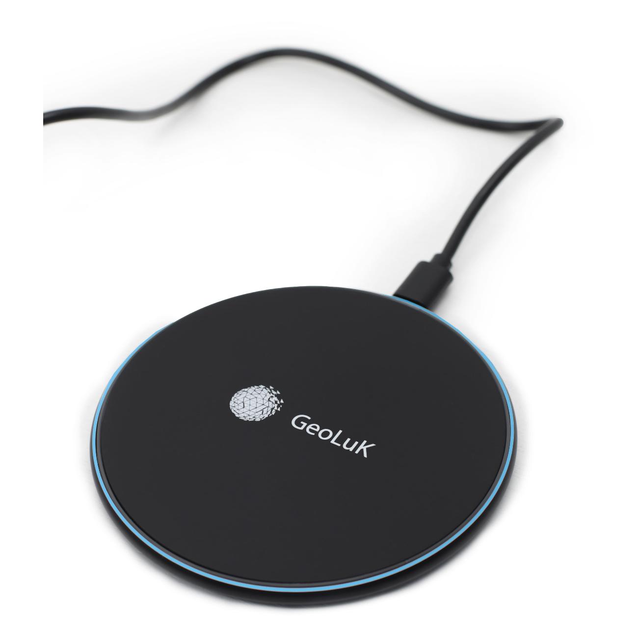 Беспроводное зарядное устройство GeoLuK Fast Tablet 15W черный