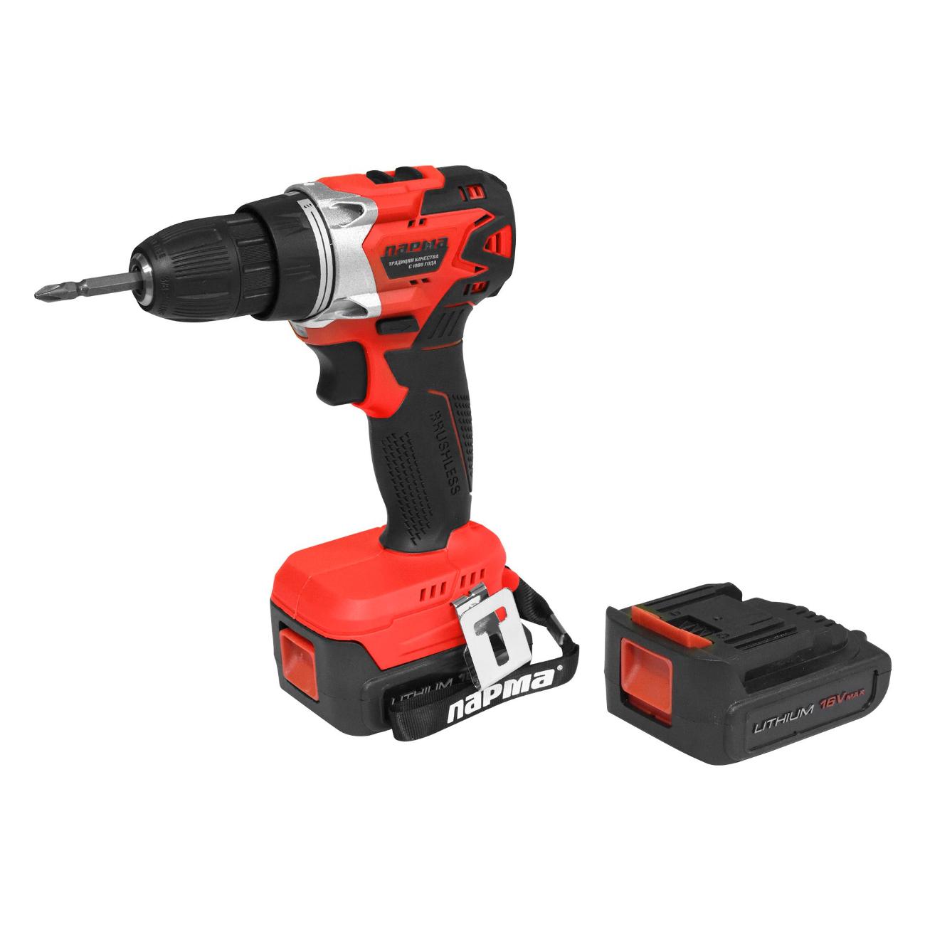 Шуруповерт аккумуляторный Парма ДША-02А-2016/2Li