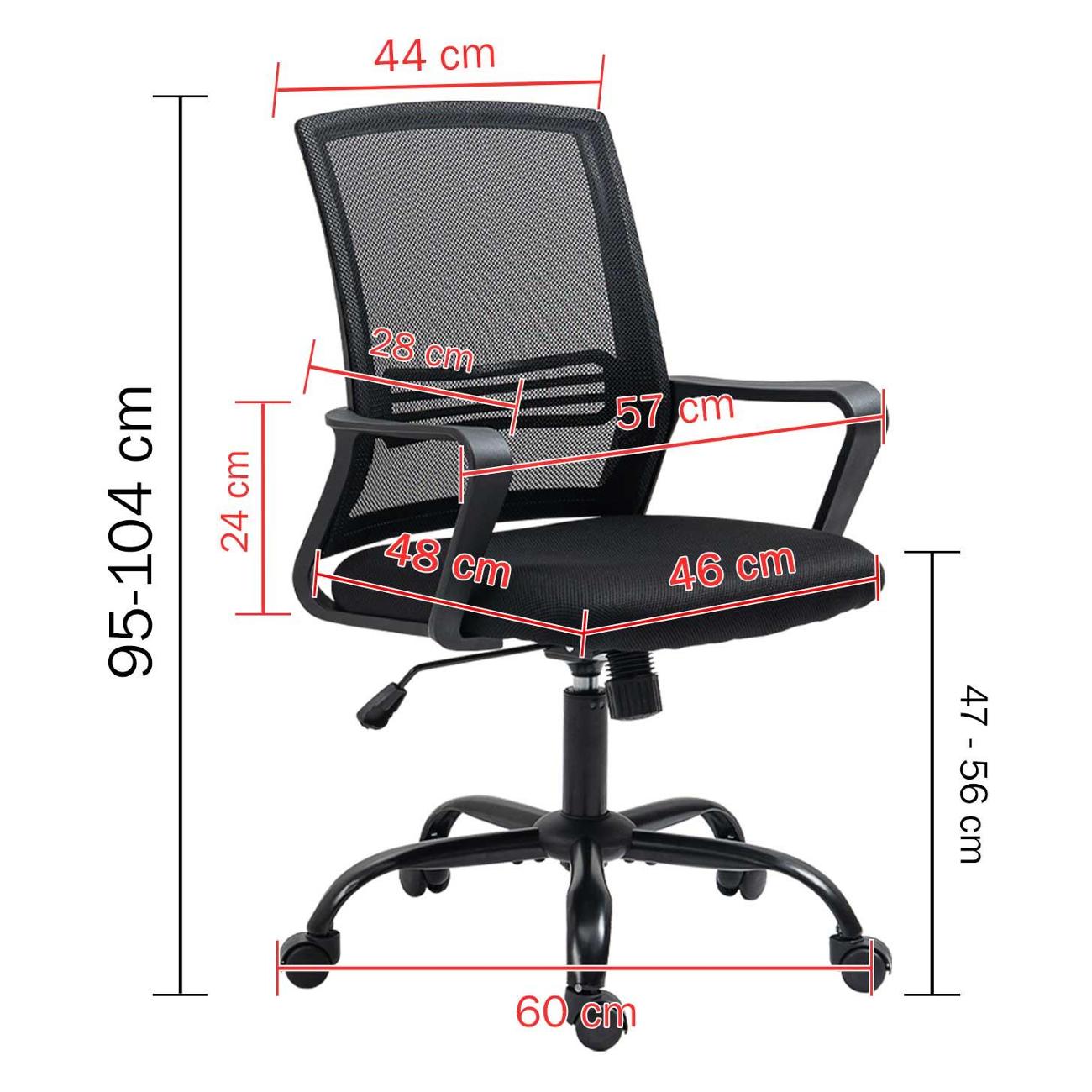 Кресло компьютерное SOKOLTEC HW01BK