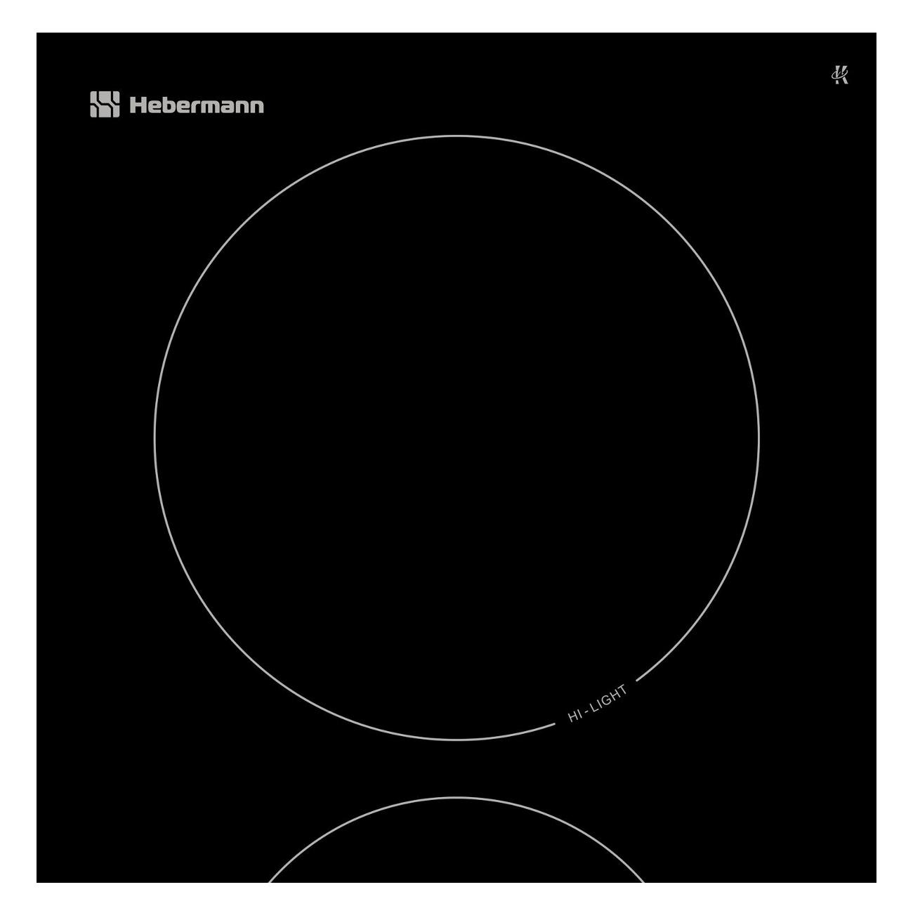 Встраиваемая электрическая панель Hebermann HBKC 3020.1 B