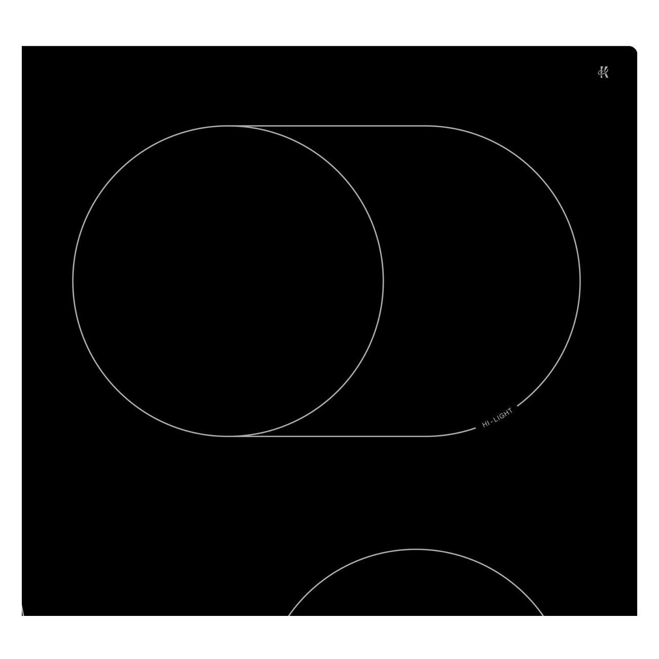 Встраиваемая электрическая панель Hebermann HBKC 6042.1 B