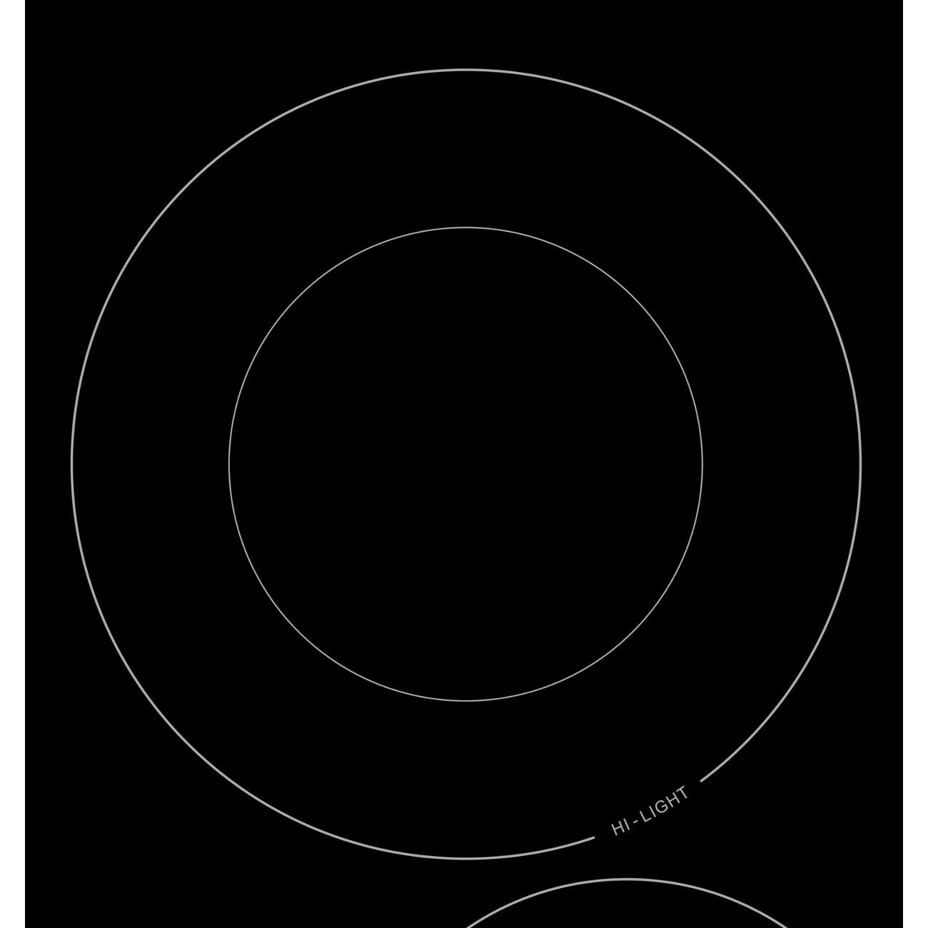Встраиваемая электрическая панель Hebermann HBKC 6041.1 B