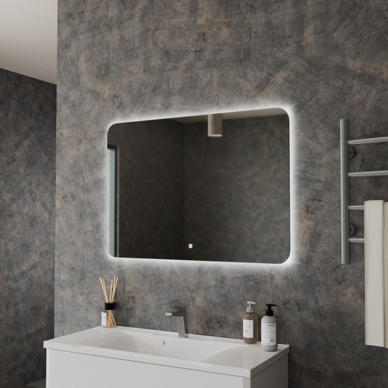 Зеркало настенное Teymi Solli Oreol 100