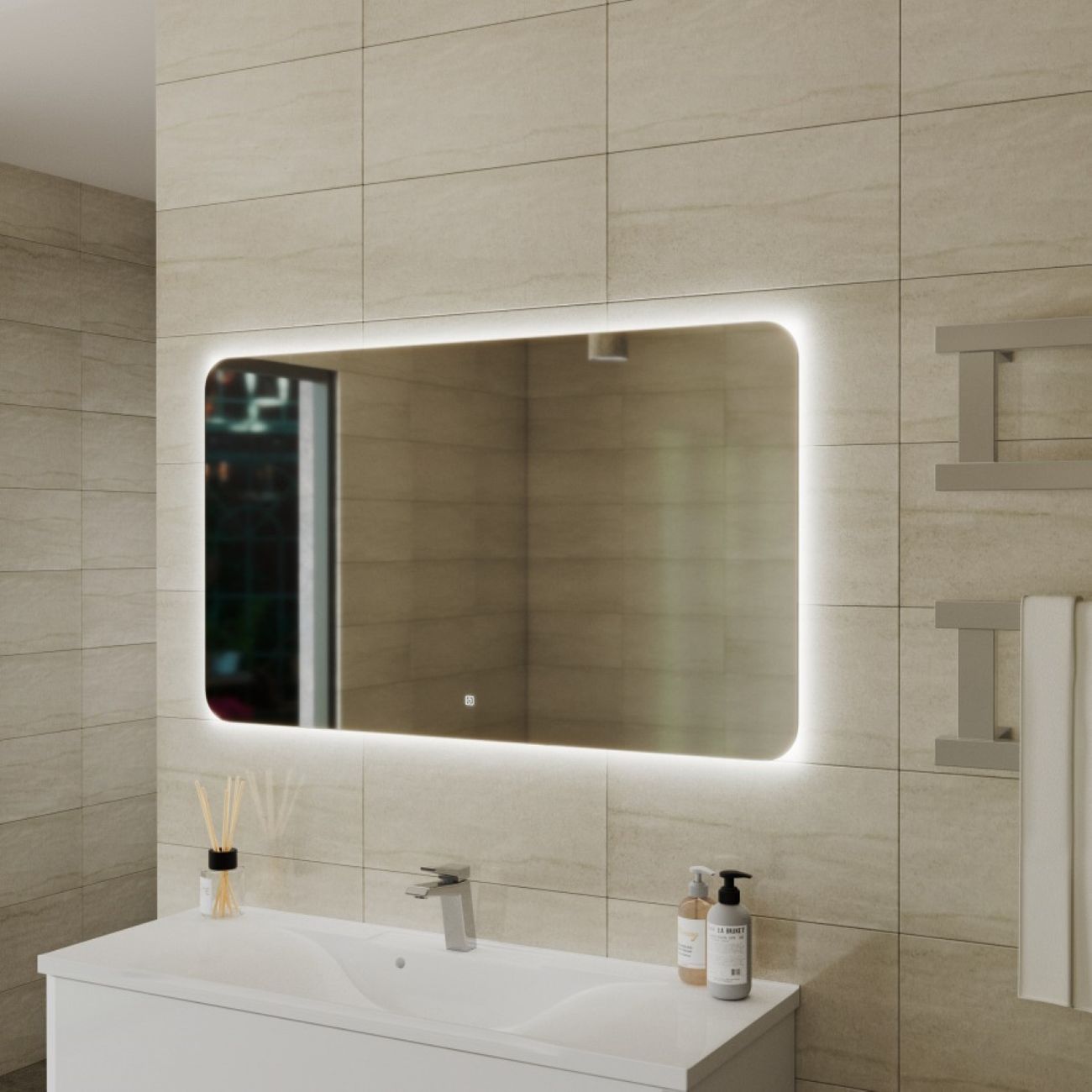 Зеркала для ванной Teymi Solli Oreol 120