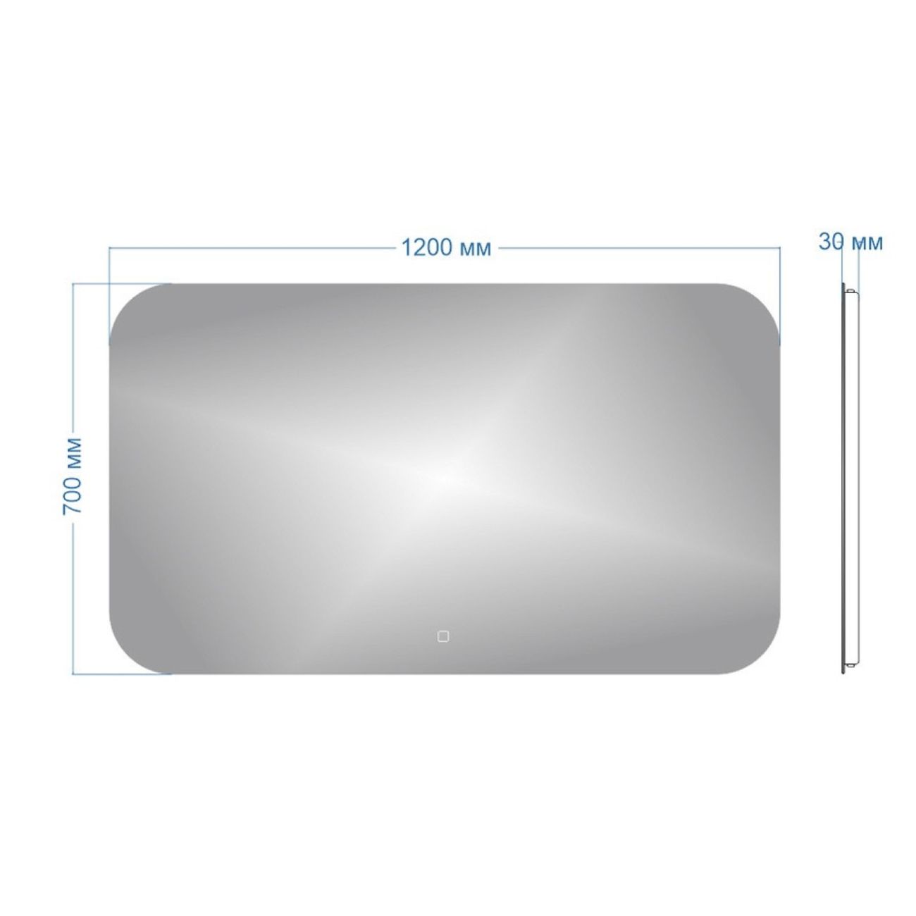 Зеркала для ванной Teymi Solli Oreol 120