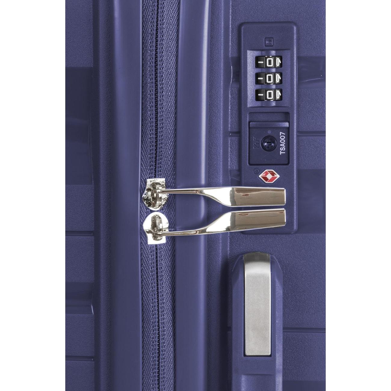 Чемодан National NLT101-M Blue