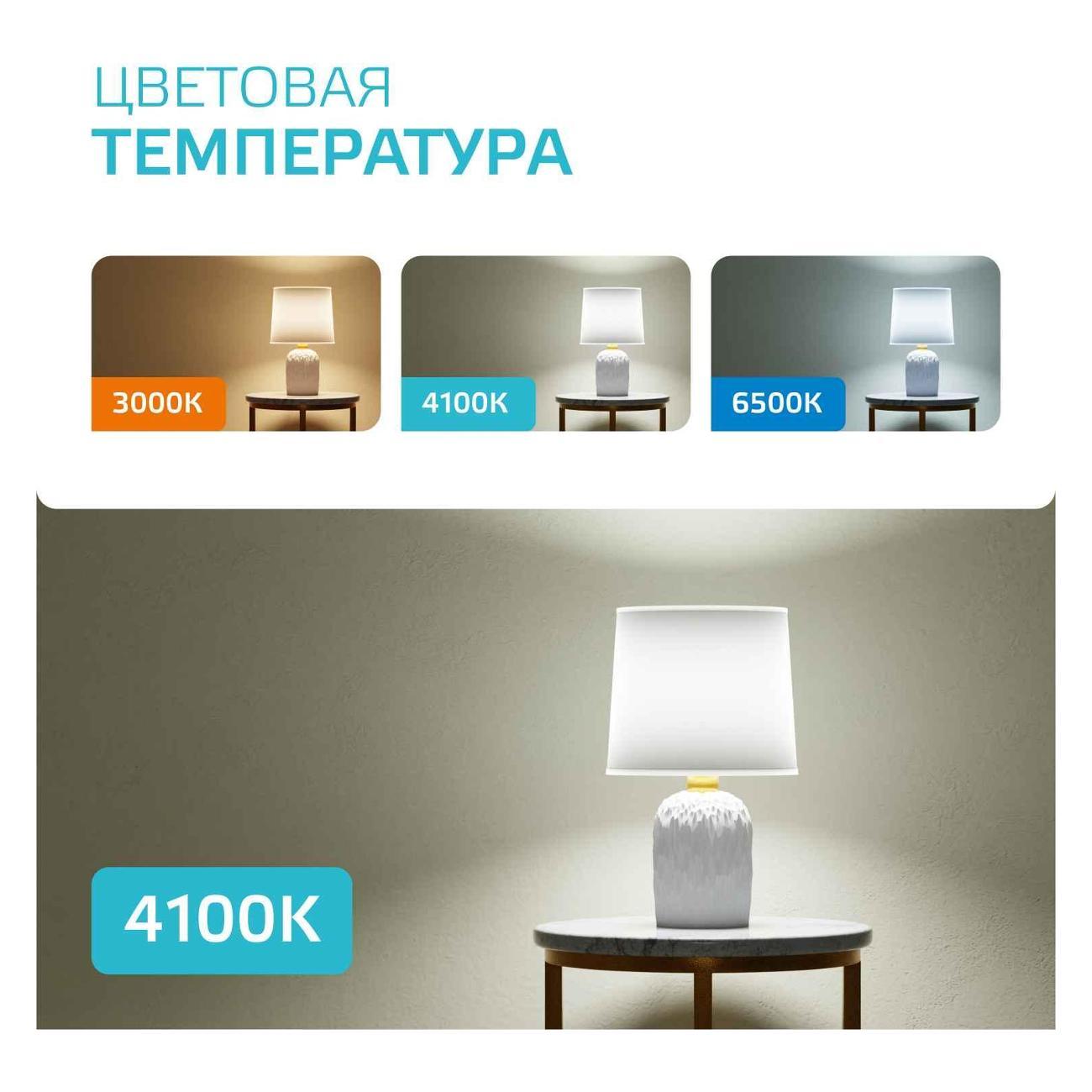 Лампа Gauss Elementary Шар 12W 920lm 4100K Е27 LED