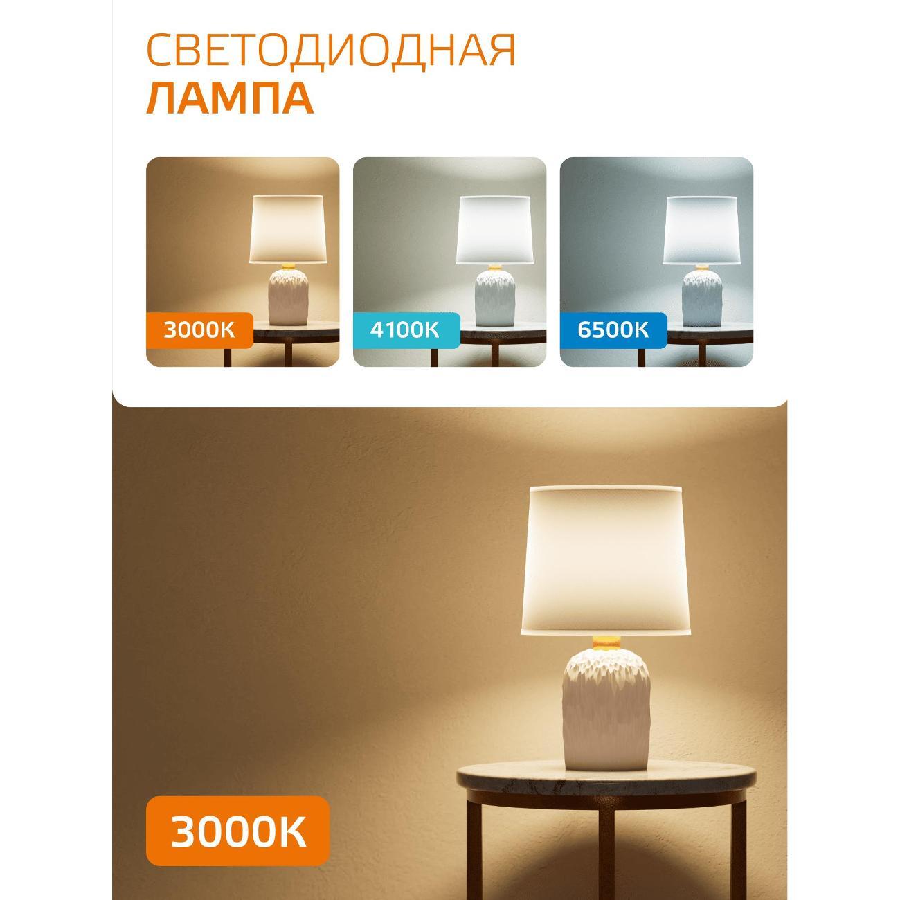Лампочка Gauss Elementary Свеча 10W 710lm 3000K Е14 LED