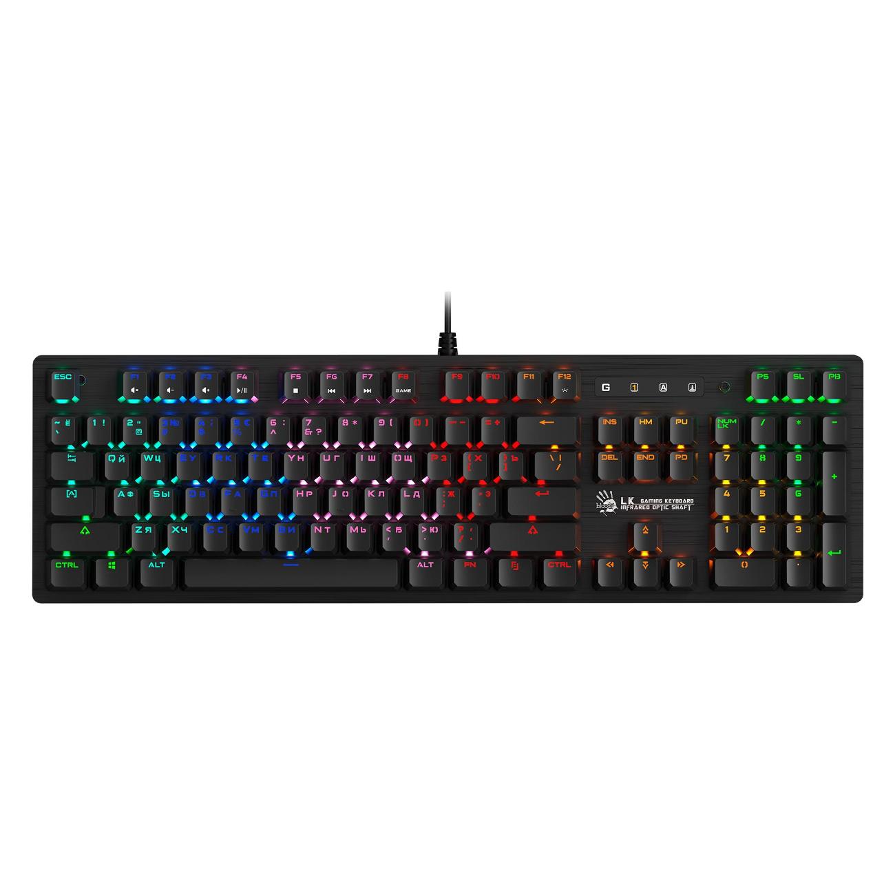 Игровая клавиатура A4Tech Bloody B820R BLACK BLUE SWITCH фото