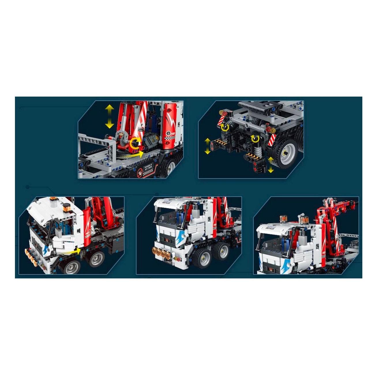 Конструктор детский MOULD KING грузовик эвакуатор с краном (15027)