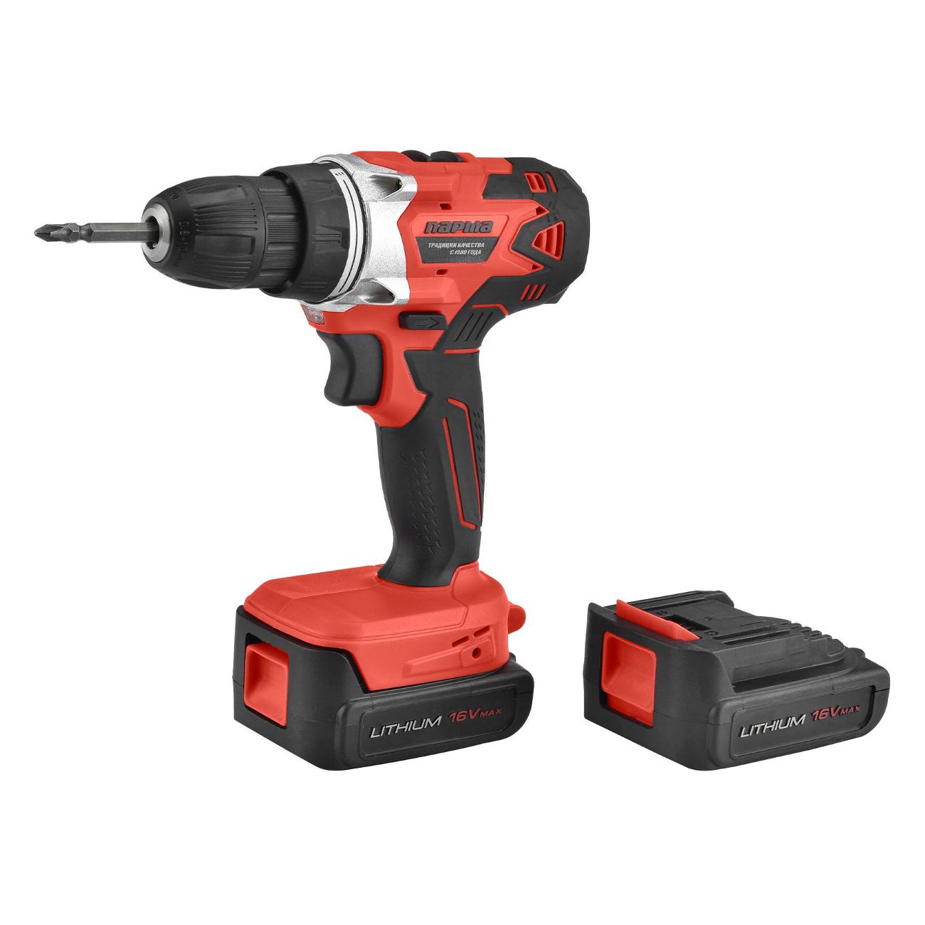 Шуруповерт аккумуляторный Парма ДША-02-2016/2Li