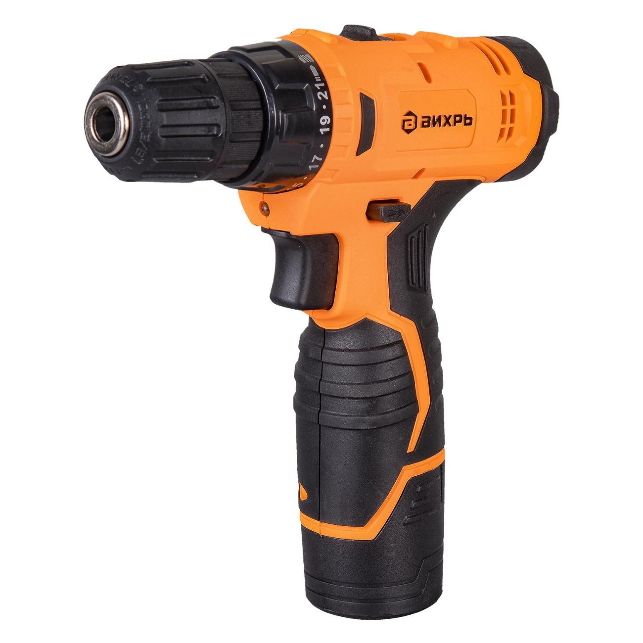 Шуруповерт аккумуляторный Вихрь ДА-12Л-2КН