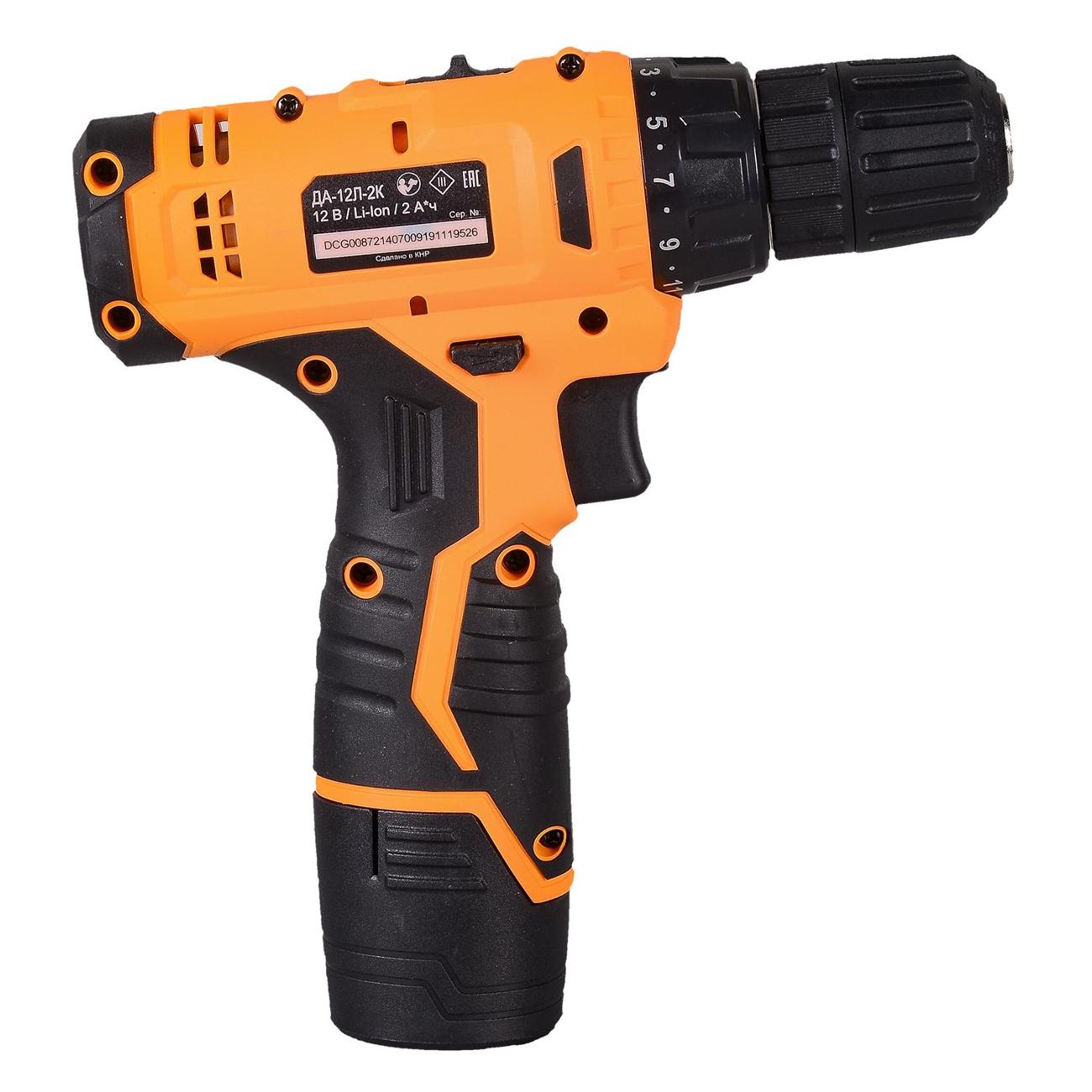 Шуруповерт аккумуляторный Вихрь ДА-12Л-2КН