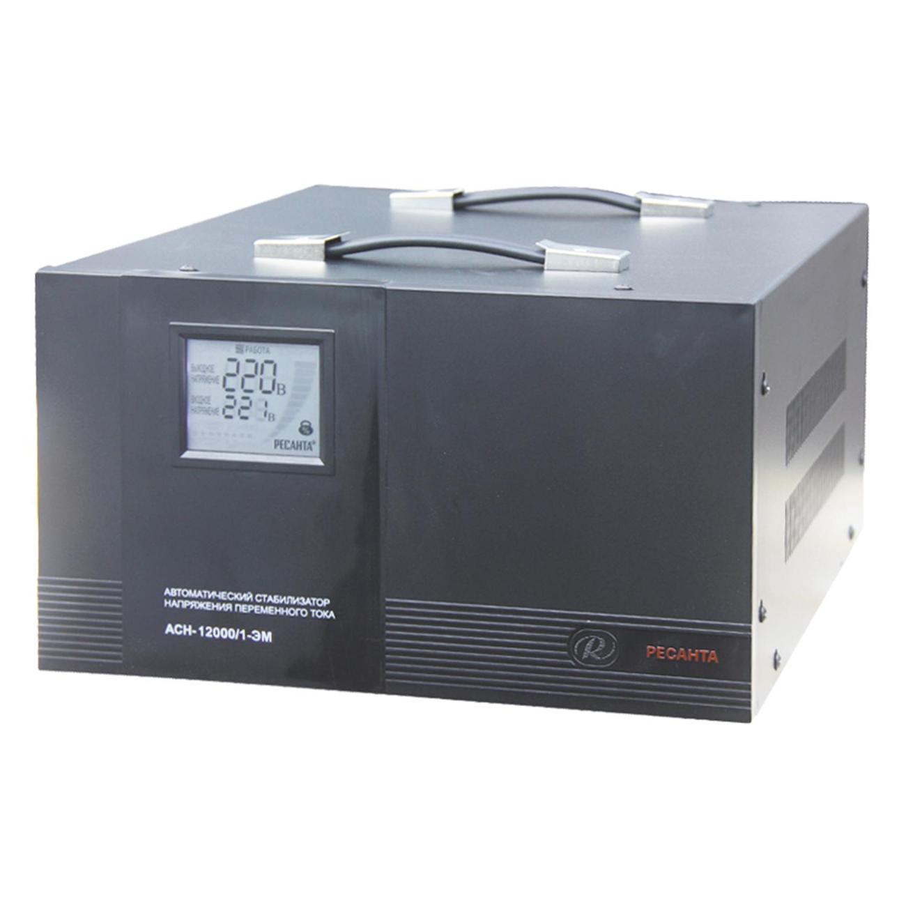 Стабилизатор напряжения Ресанта АСН-12 000 /1-ЭМ фото