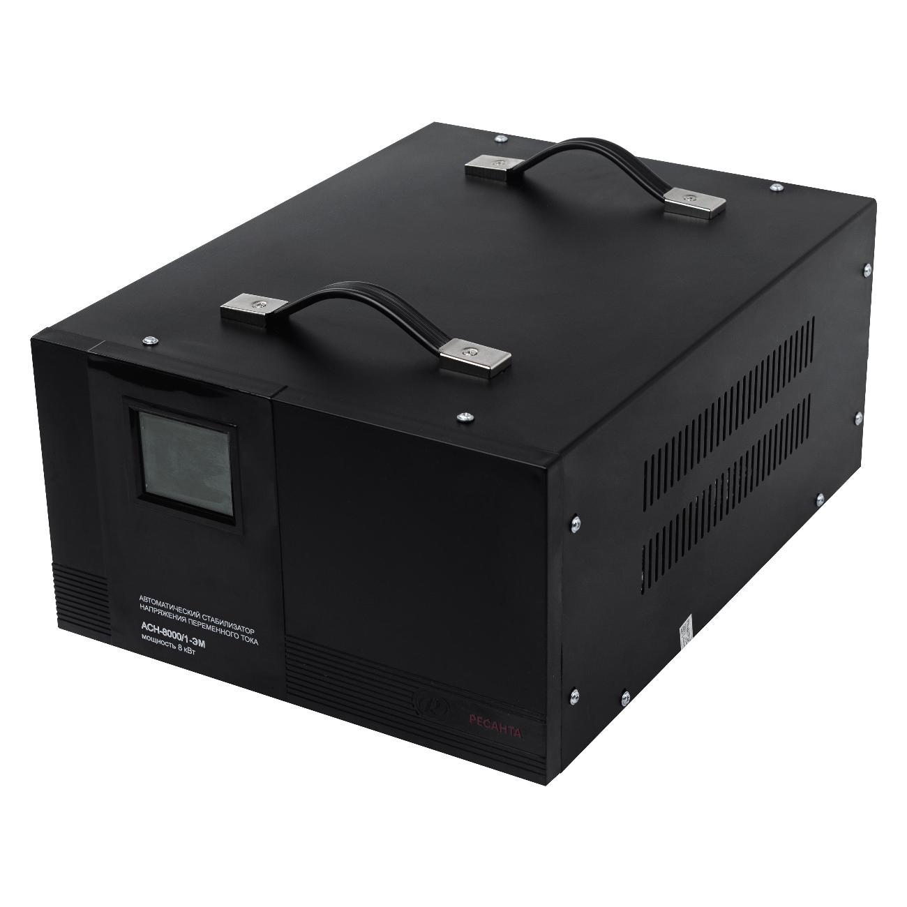 Стабилизатор напряжения Ресанта АСН- 8 000 /1-ЭМ