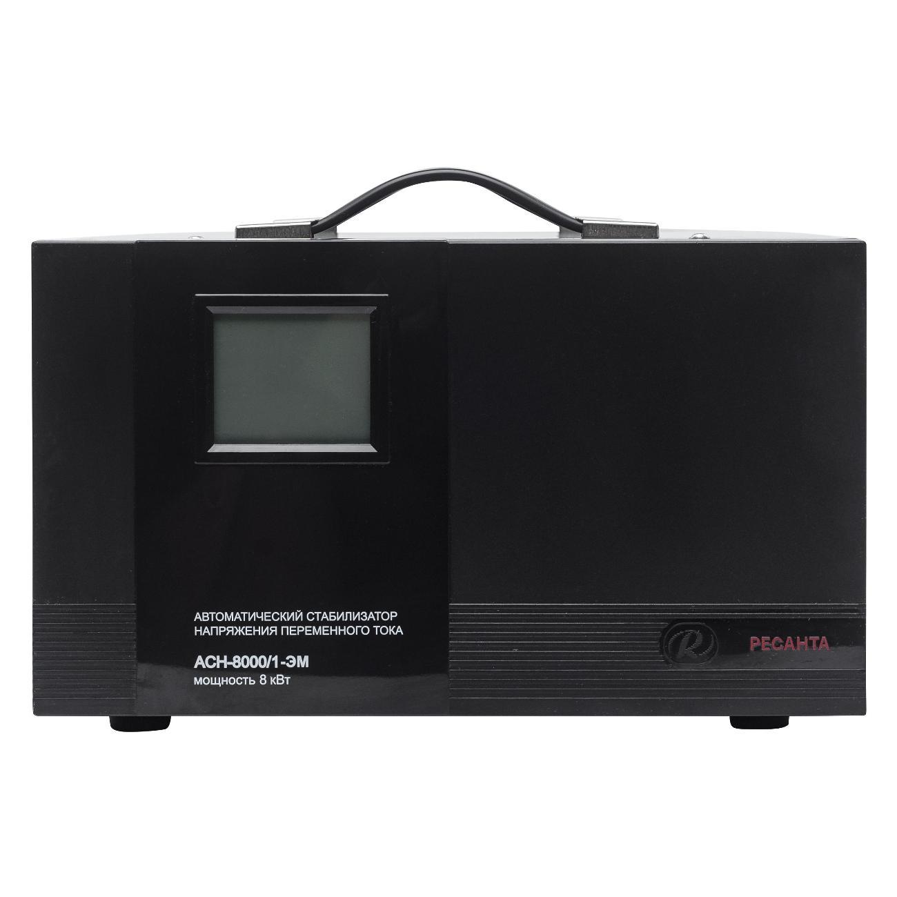 Стабилизатор напряжения Ресанта АСН- 8 000 /1-ЭМ