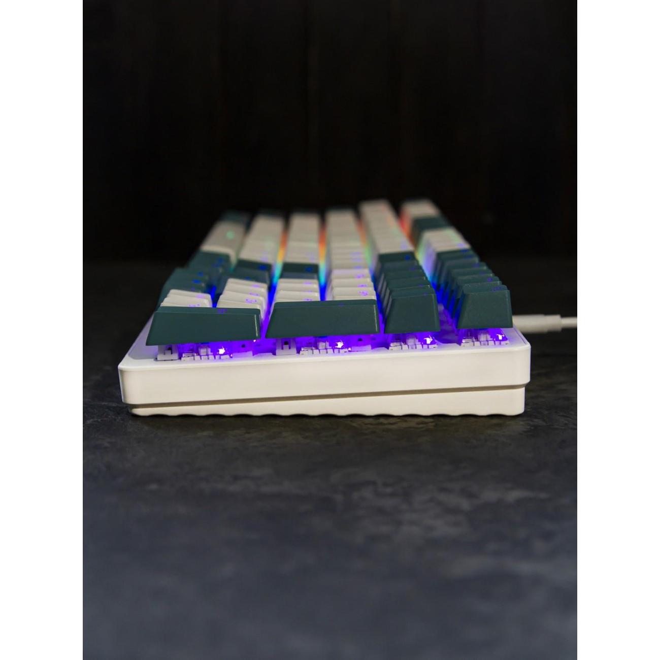 Игровая клавиатура Free Wolf K3 (Jixian Blue) White/Green