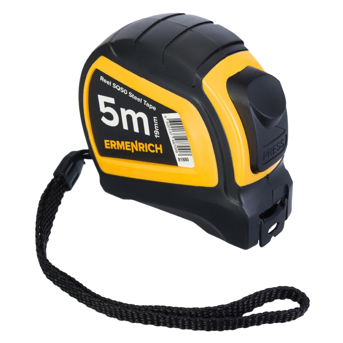 Рулетка строительная (лента) Ermenrich ER81880 фото