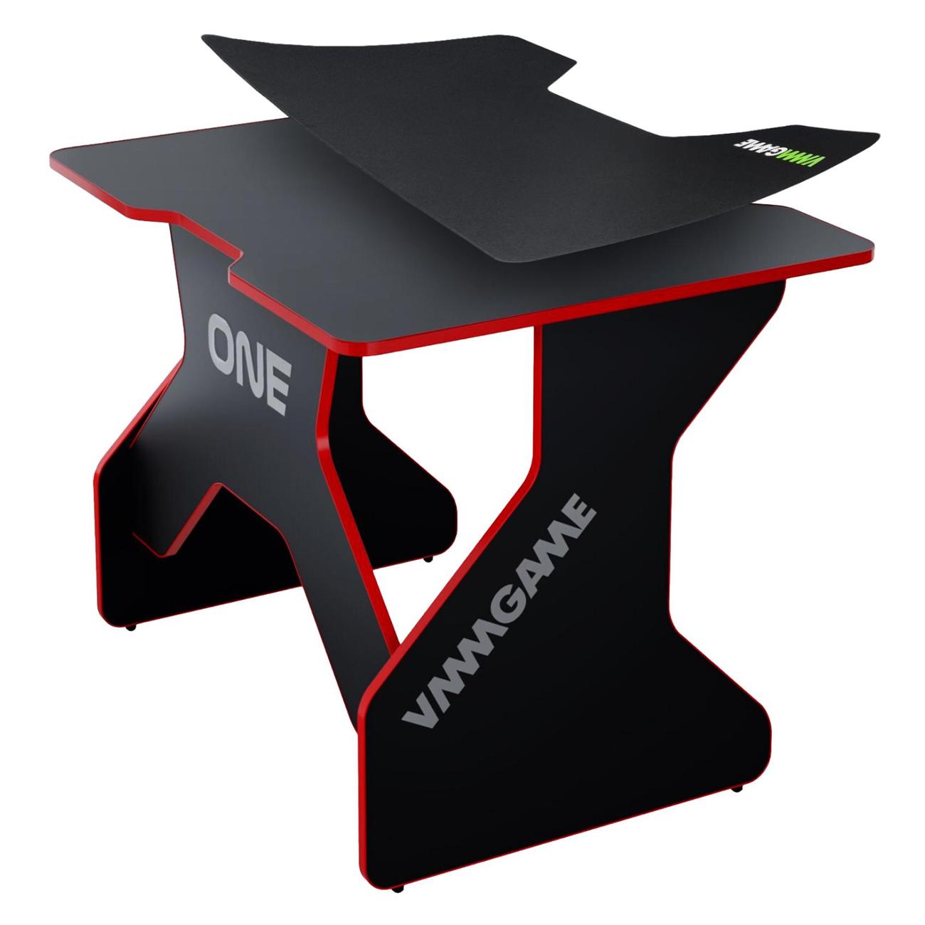 Стол компьютерный игровой VMMGAME ONE DARK 100 RED +MINI MAT фото