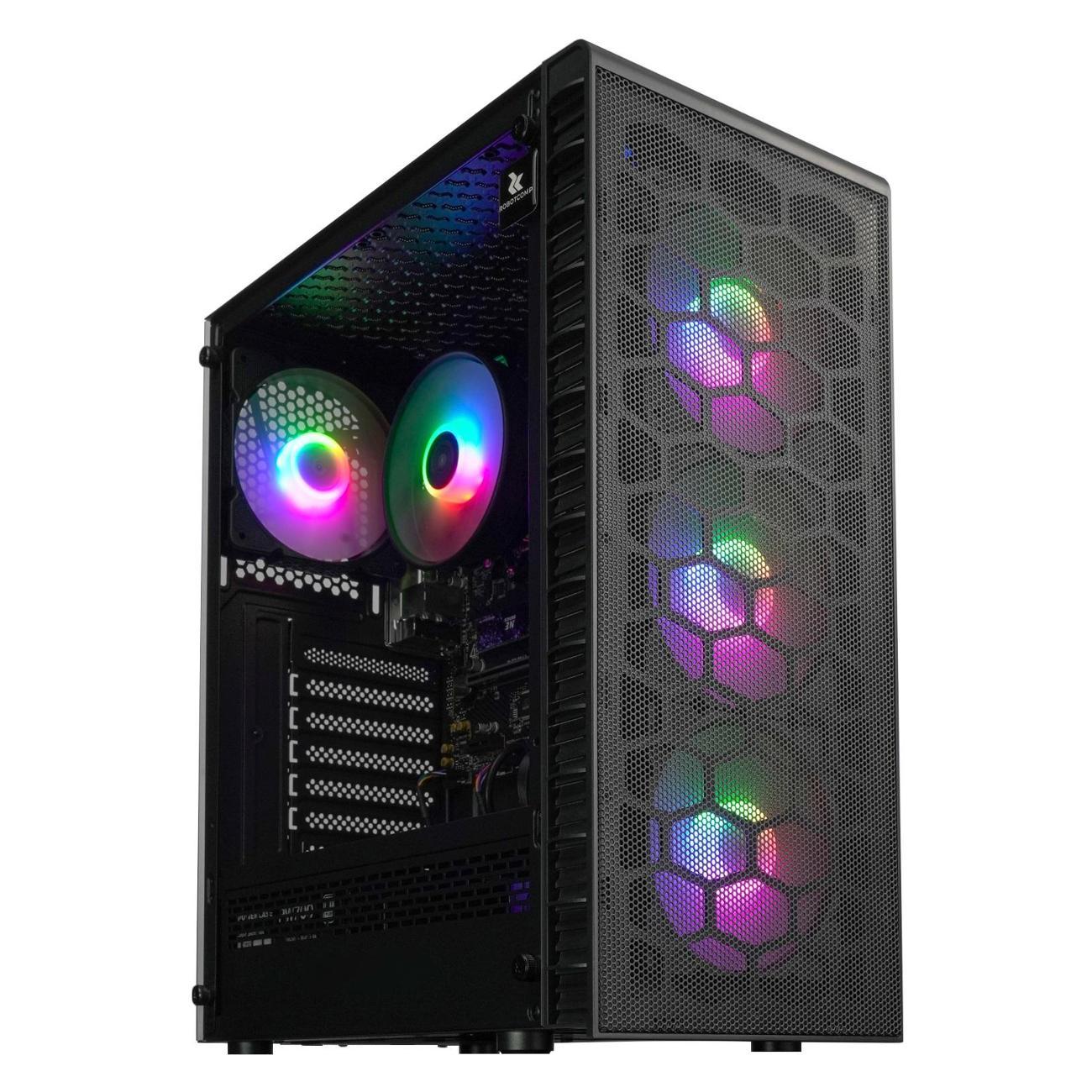 Системный блок Robotcomp Аллигатор V2 Plus черный фото