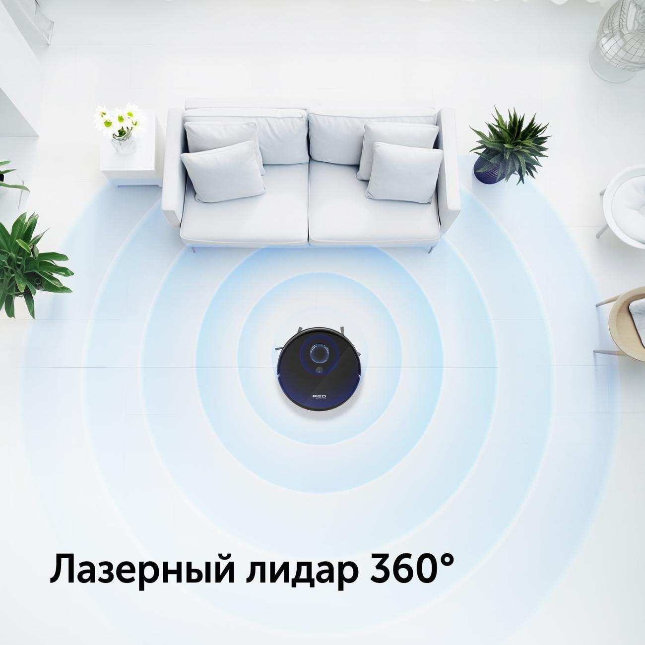 Умный робот-пылесос RED SOLUTION RV-R6060S Wi-Fi
