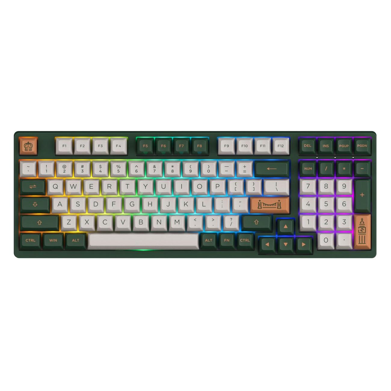 Игровая клавиатура Akko 3098S World tour Landon CS Jelly розовый