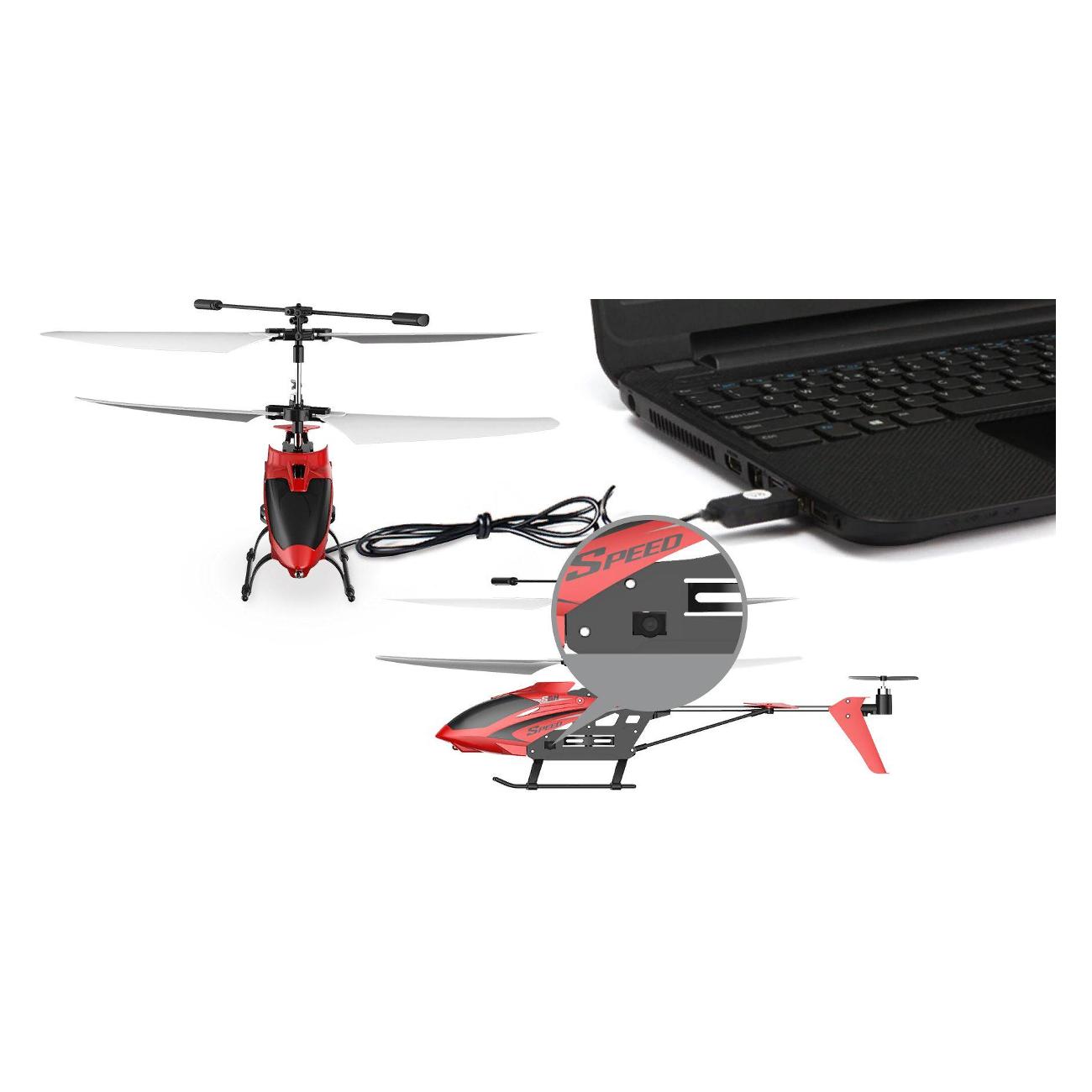 Вертолет радиоуправляемый Syma красный S5H