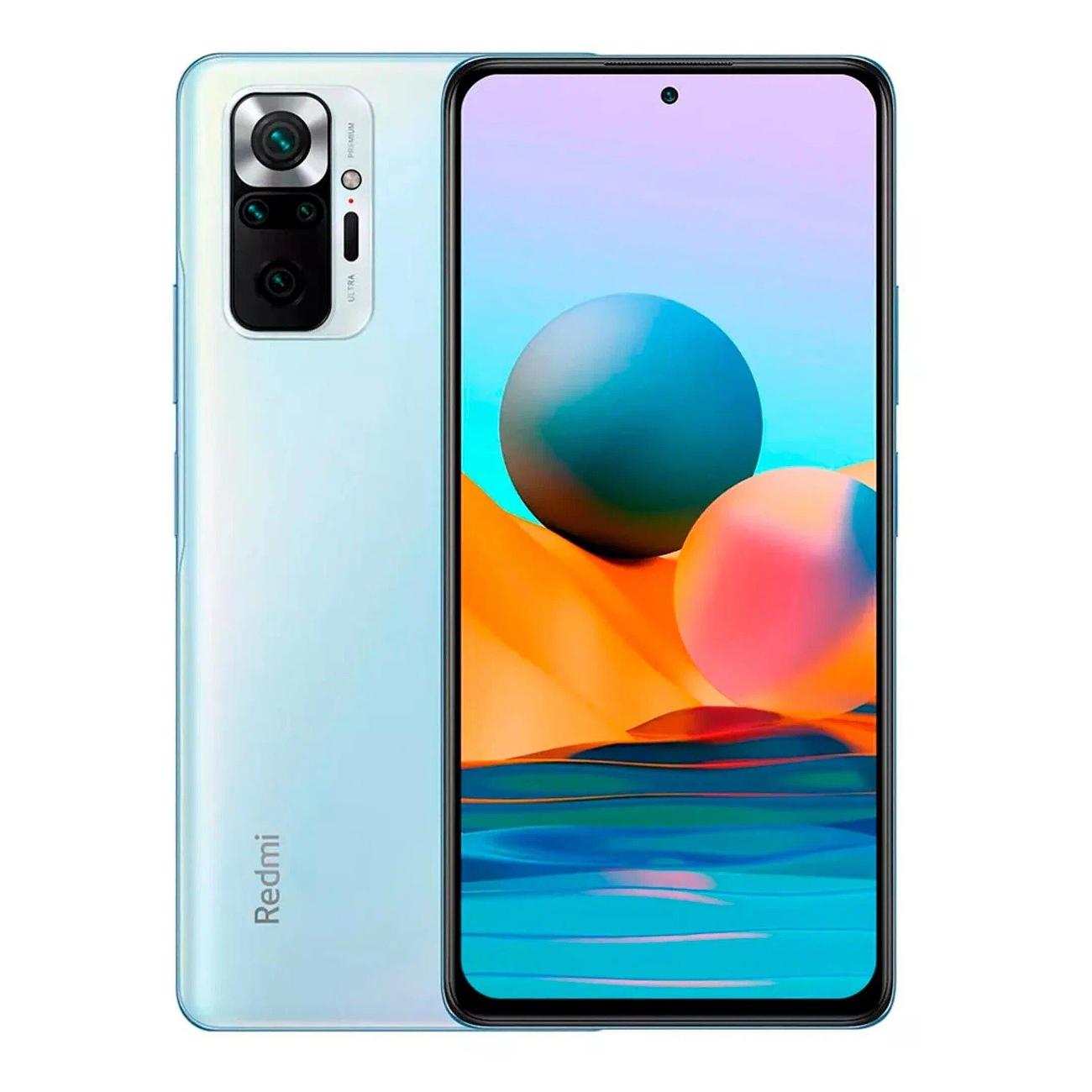 Смартфон Xiaomi Redmi Note 10 Pro 8/256GB голубой лед