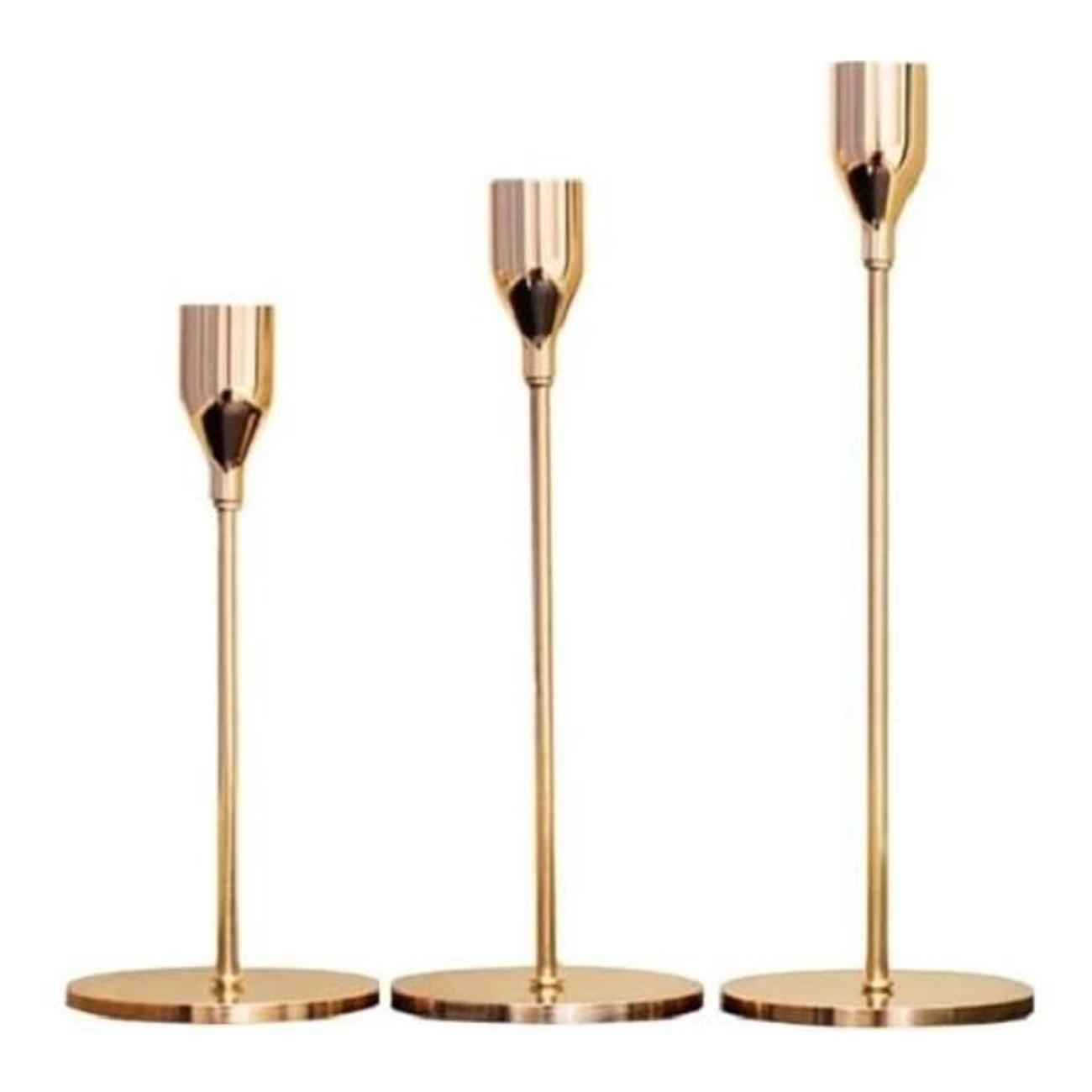 Подсвечник декоративный HOMIUM Collection Trio Gold